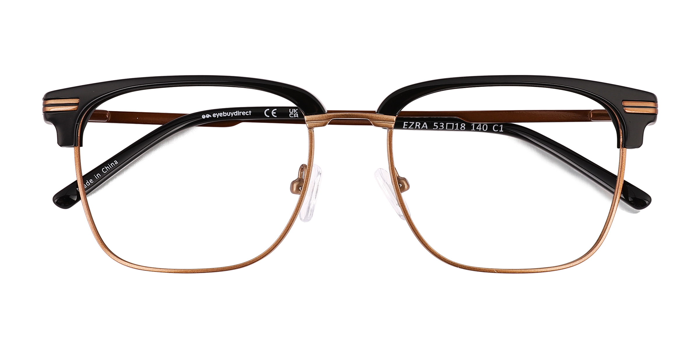 Black Ezra -  Acetate Eyeglasses