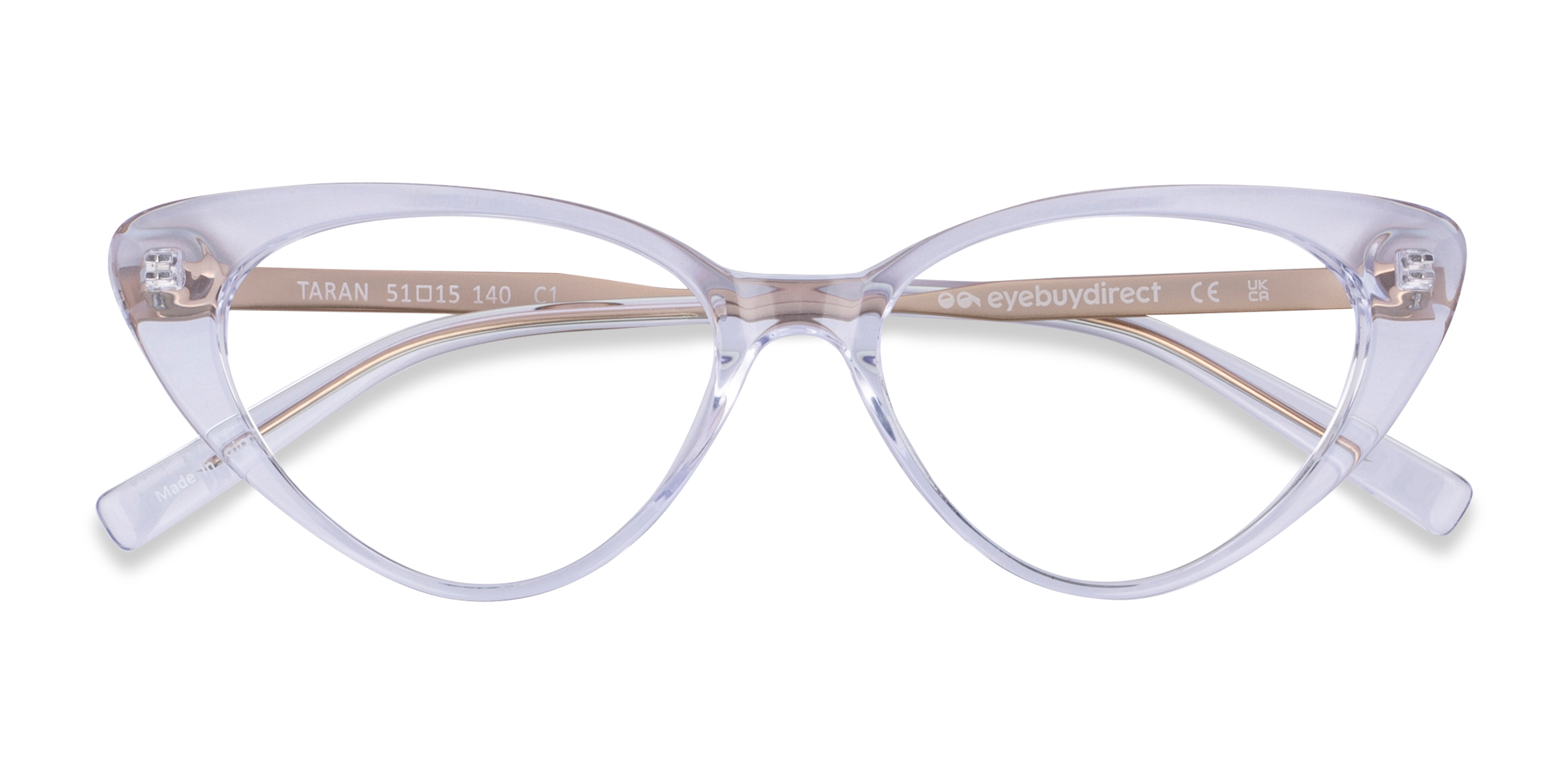 Clear Taran -  Acetate Eyeglasses