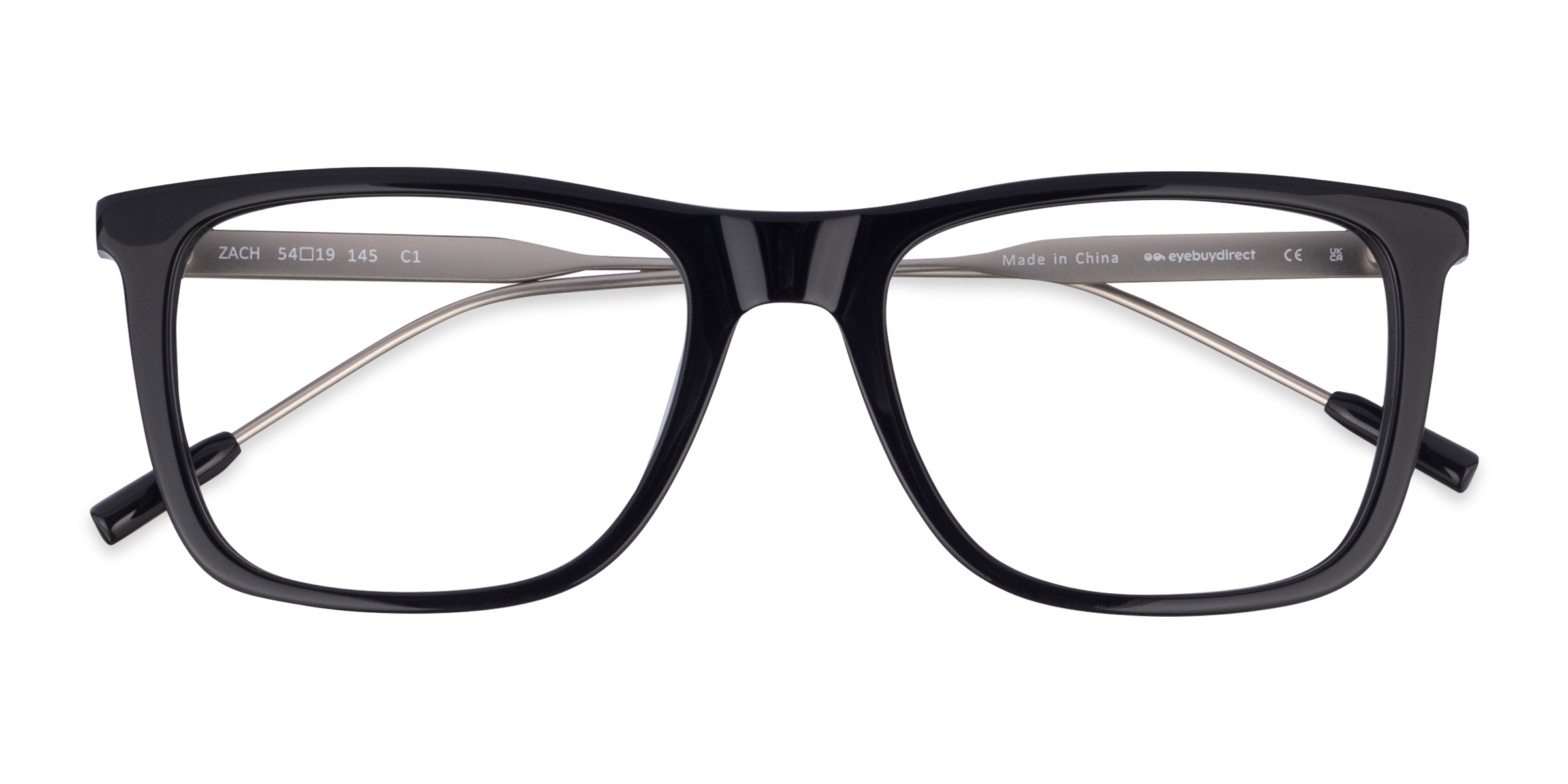 Black Zach -  Acetate Eyeglasses