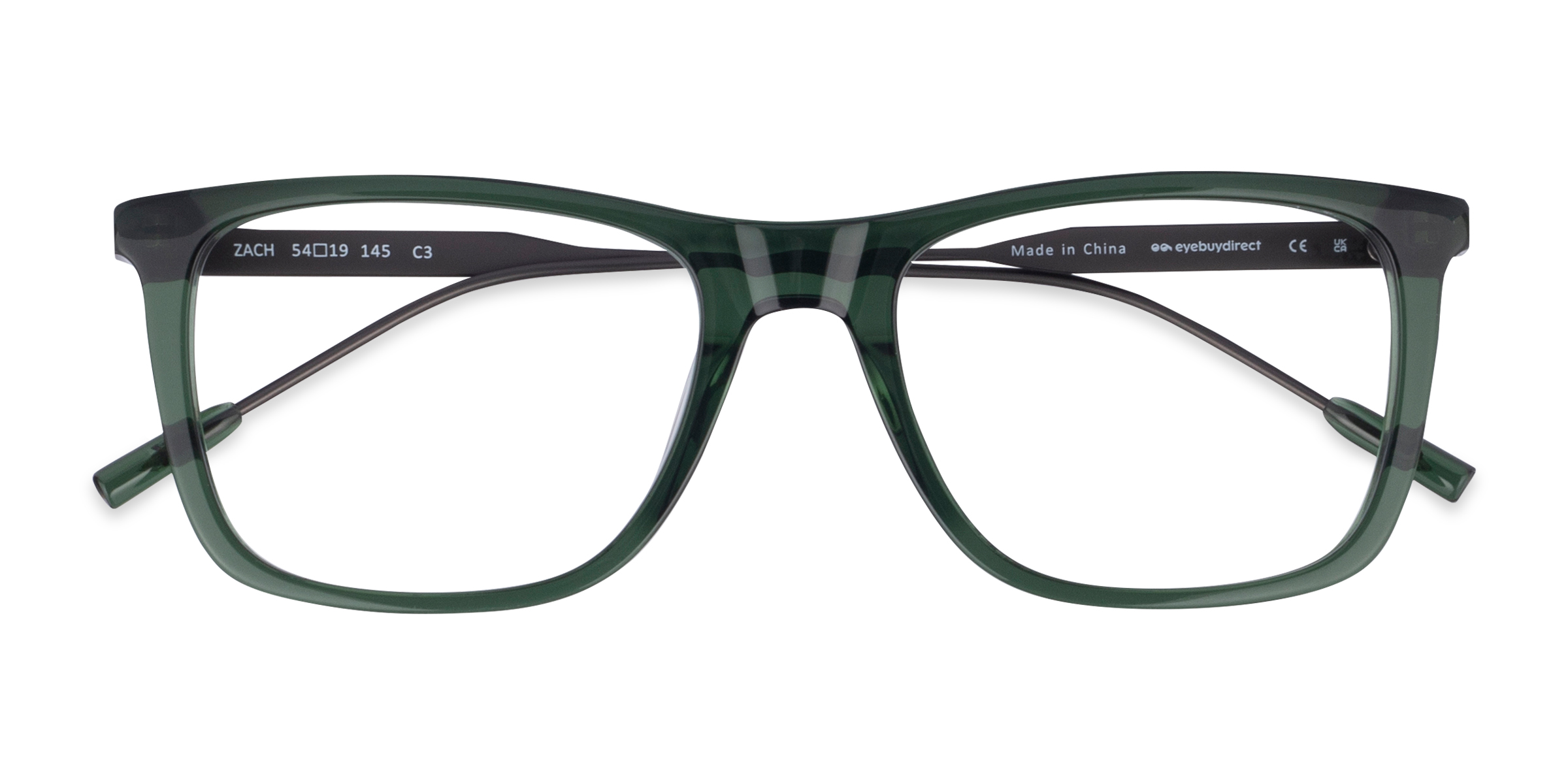 Clear Green Zach -  Acétate Lunettes de vue