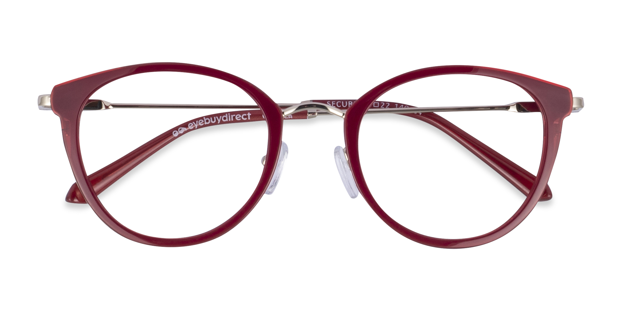 Red Secure -  Metal Eyeglasses