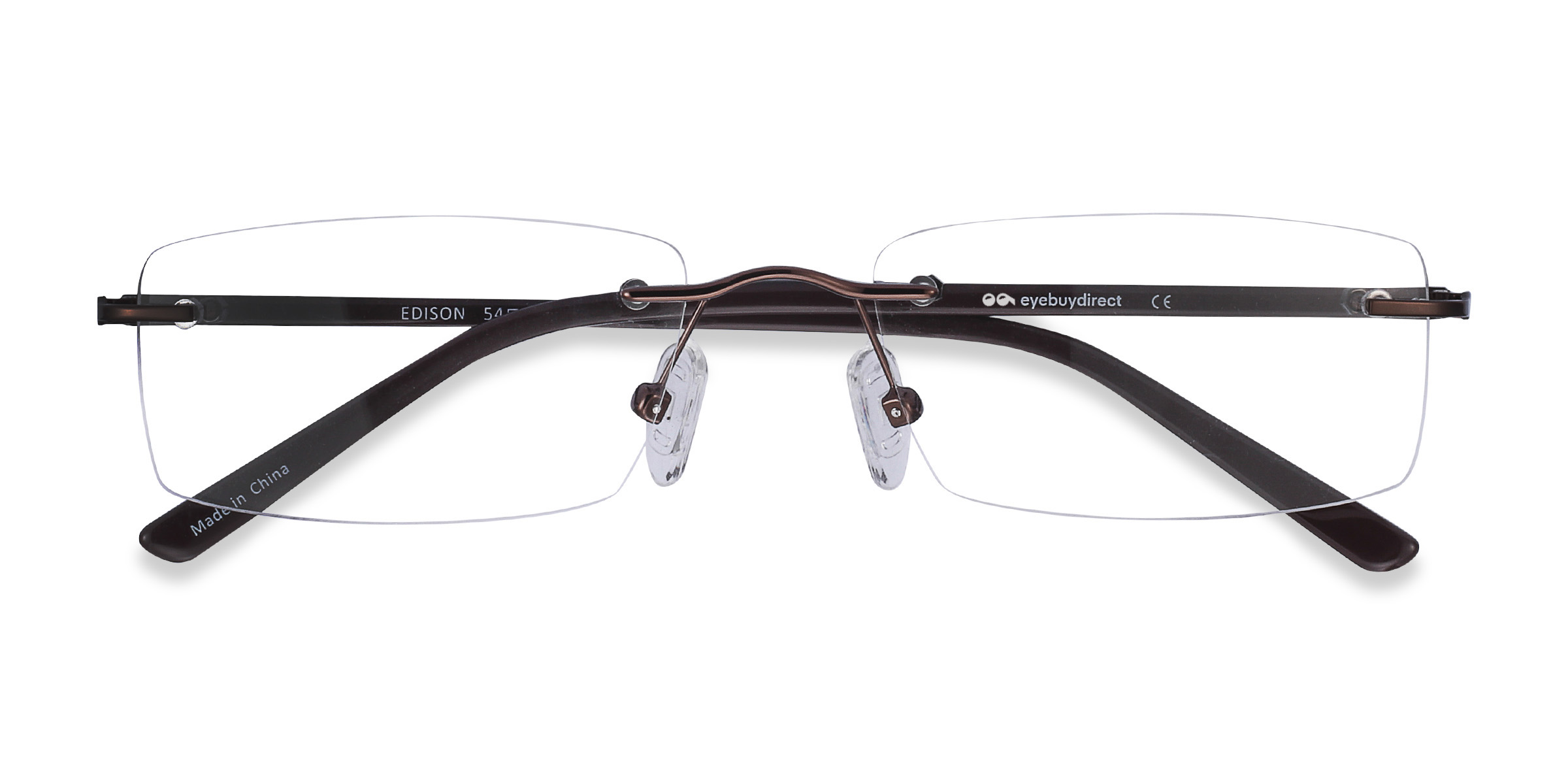 Brown Edison -  Metal Eyeglasses