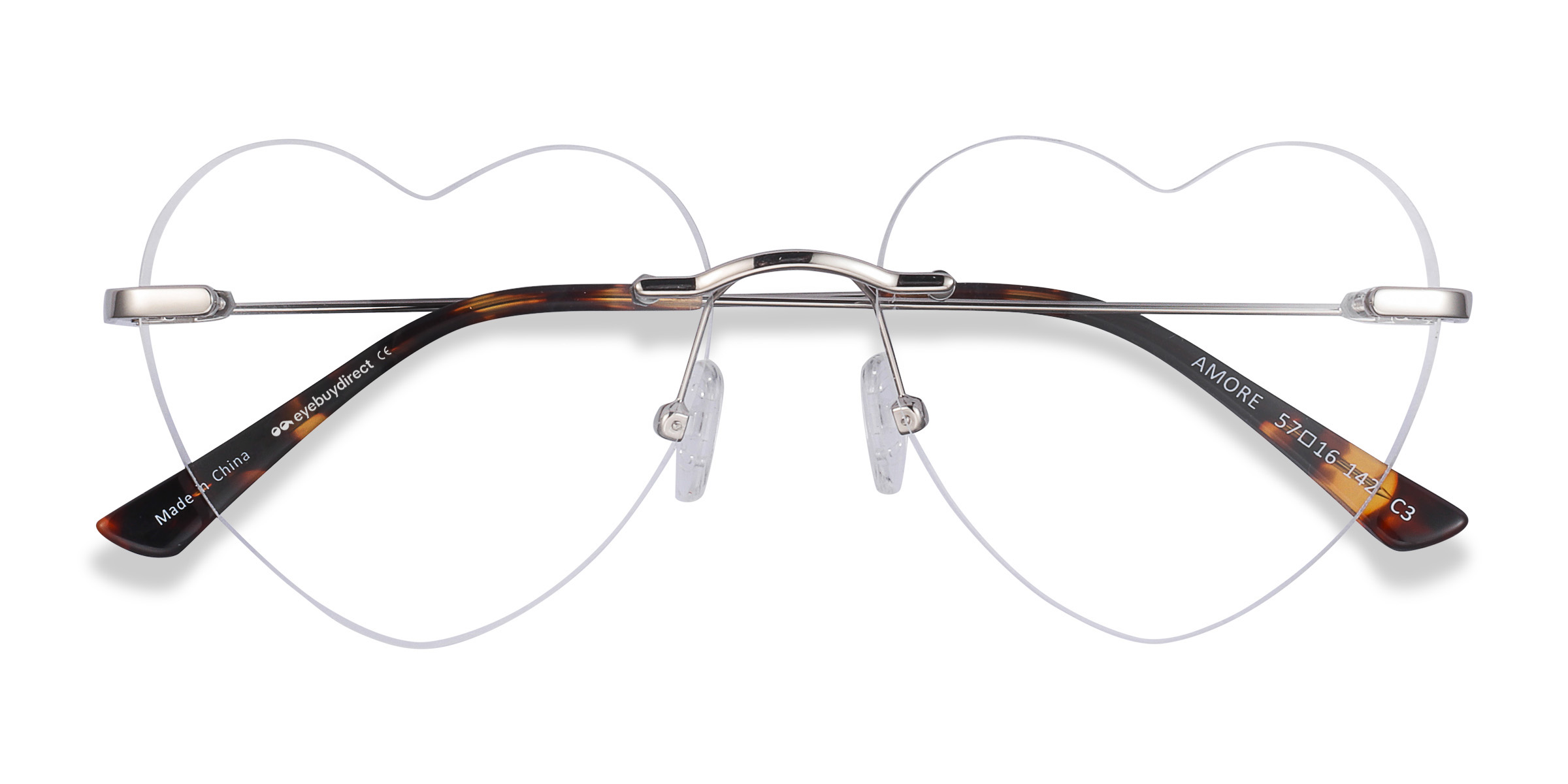 Silver Amore -  Metal Eyeglasses
