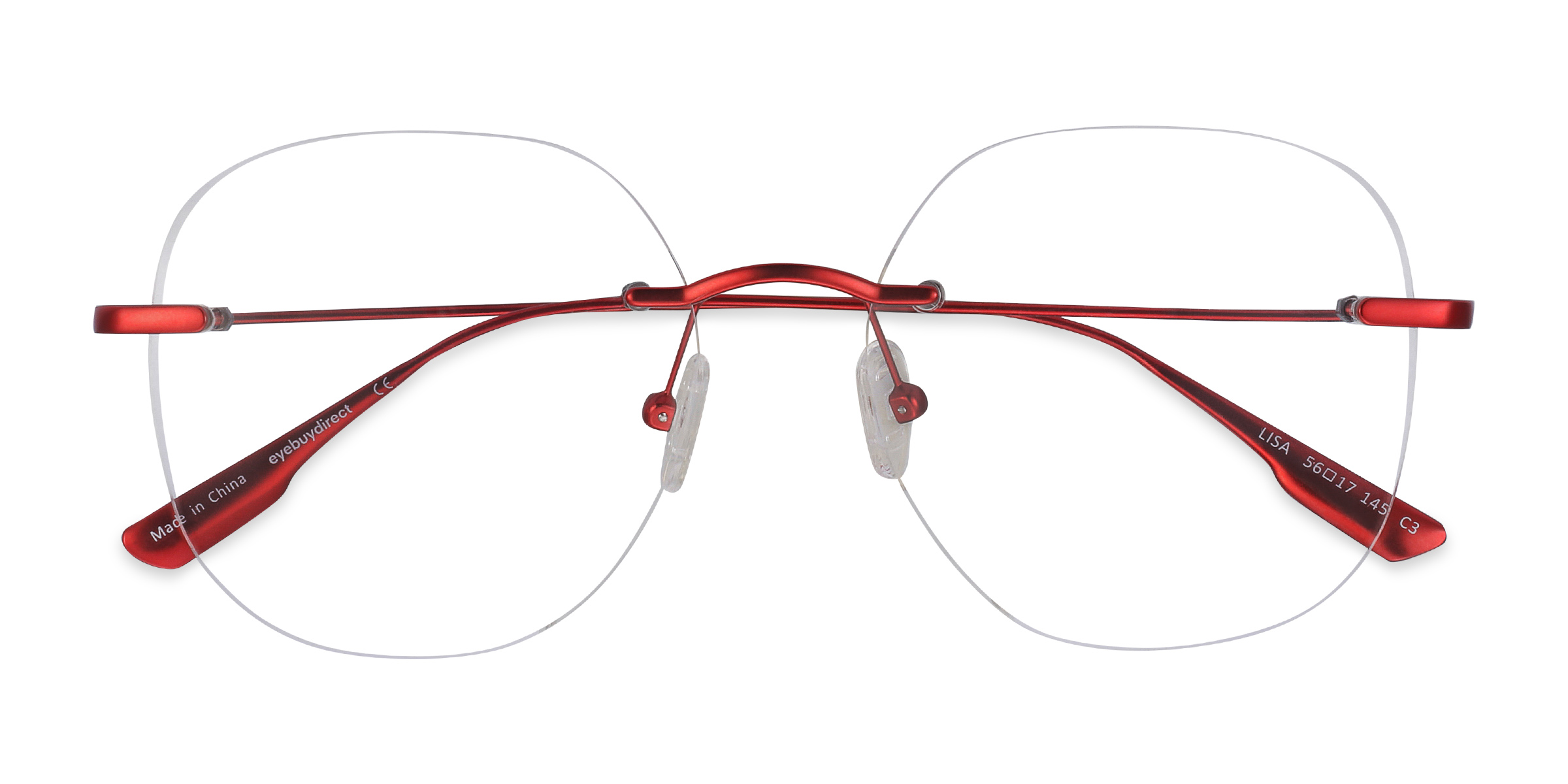 Red Lisa -  Metal Eyeglasses