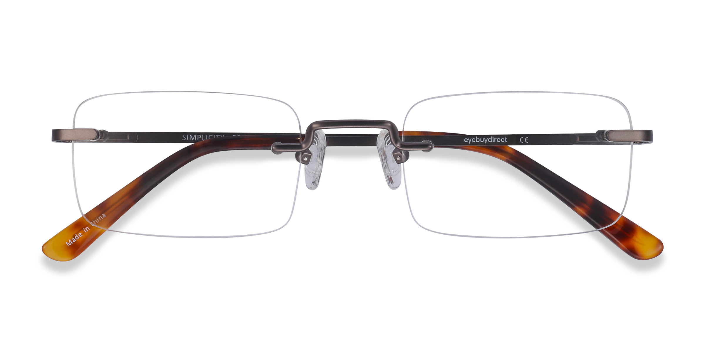 Gunmetal Simplicity -  Métal Lunettes de vue