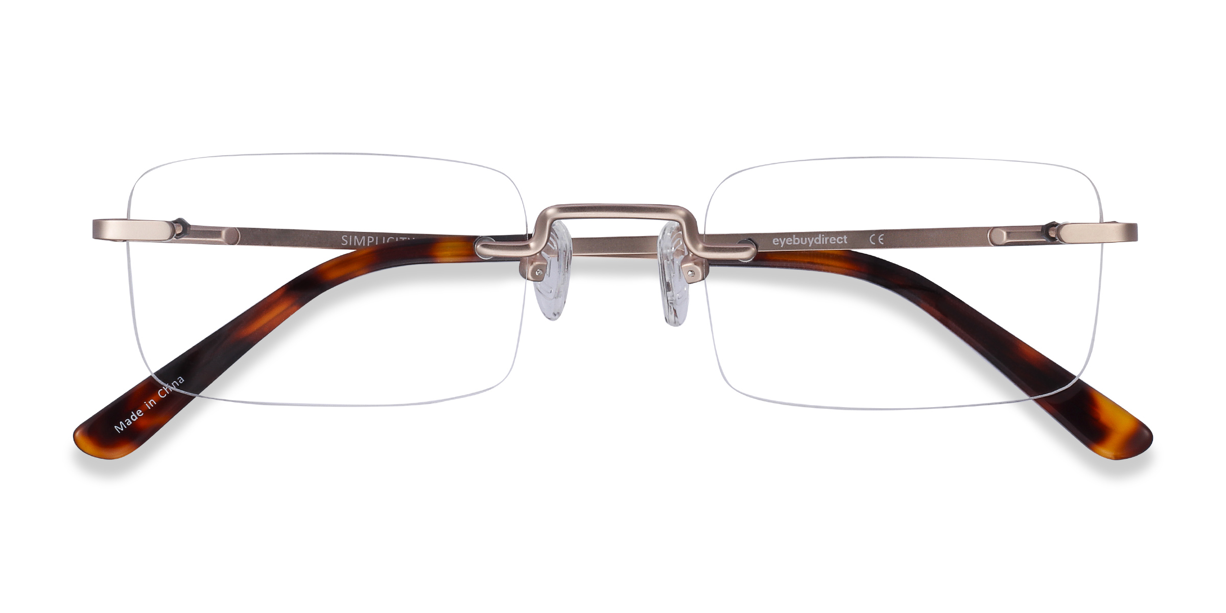Gold Simplicity -  Metal Eyeglasses