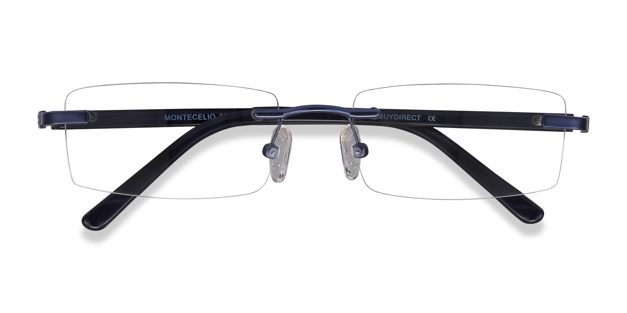 Navy Montecelio -  Metal Eyeglasses