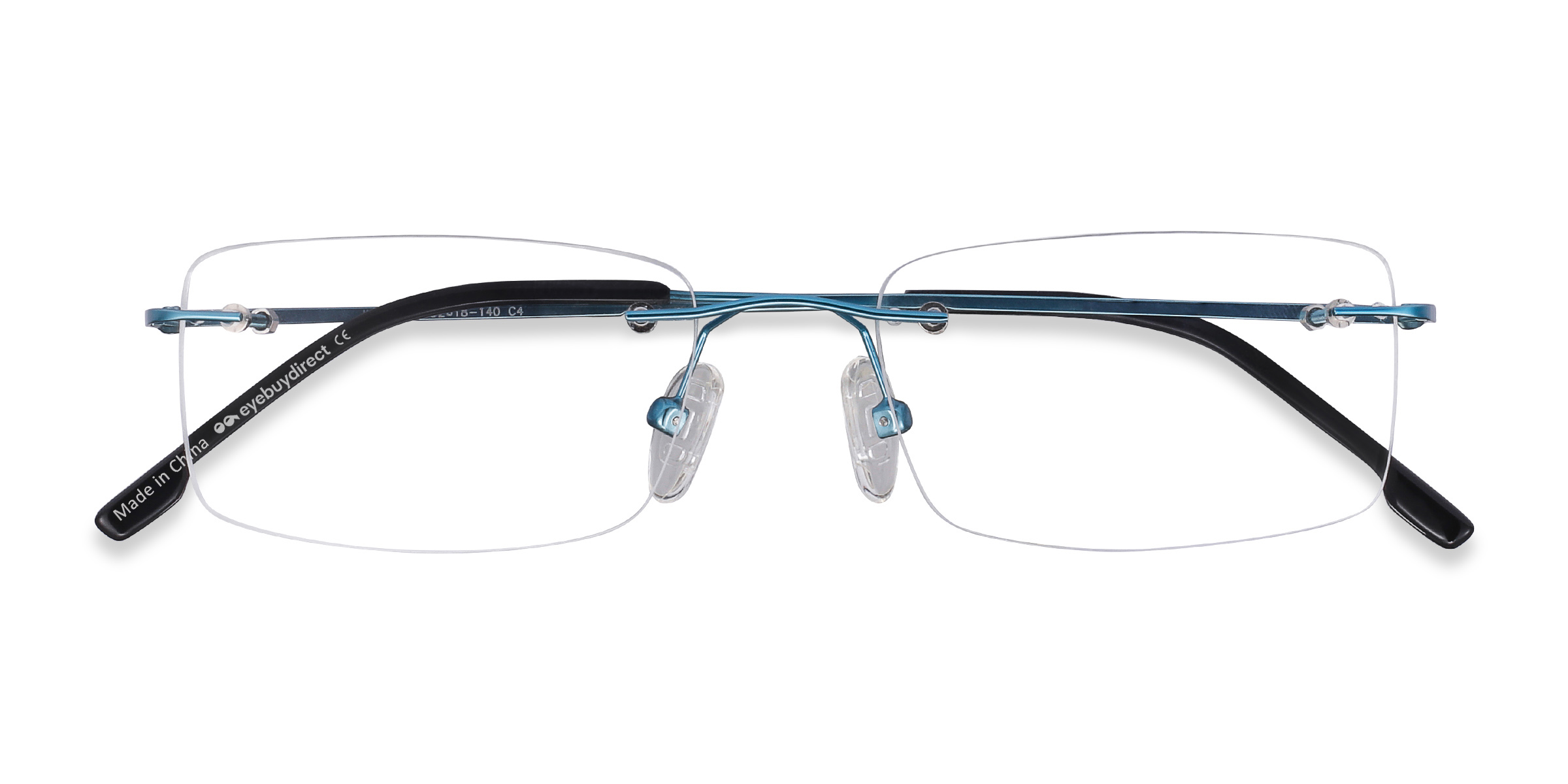 Blue Woodrow -  Metal Eyeglasses