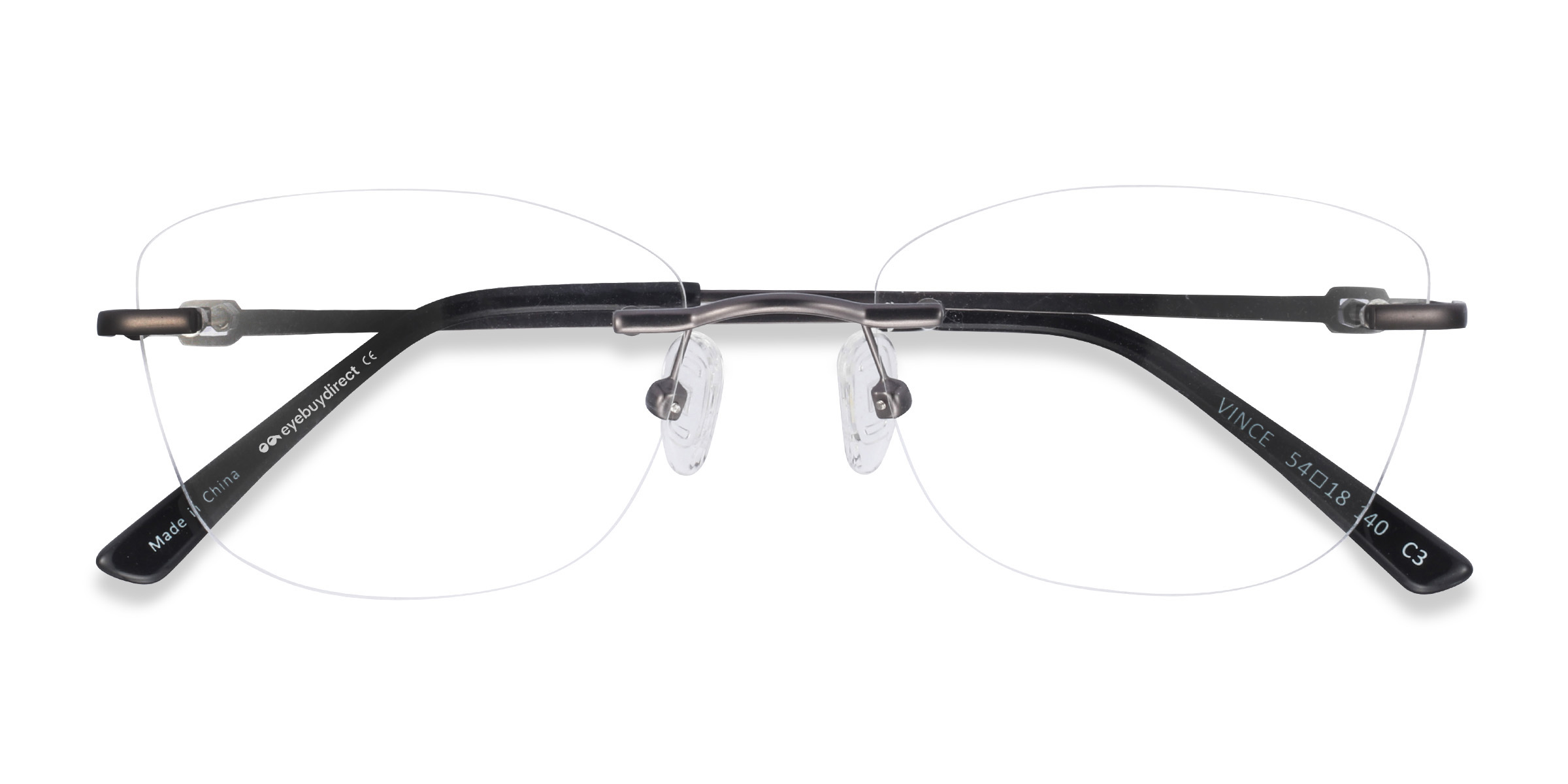 Gunmetal Vince -  Metal Eyeglasses