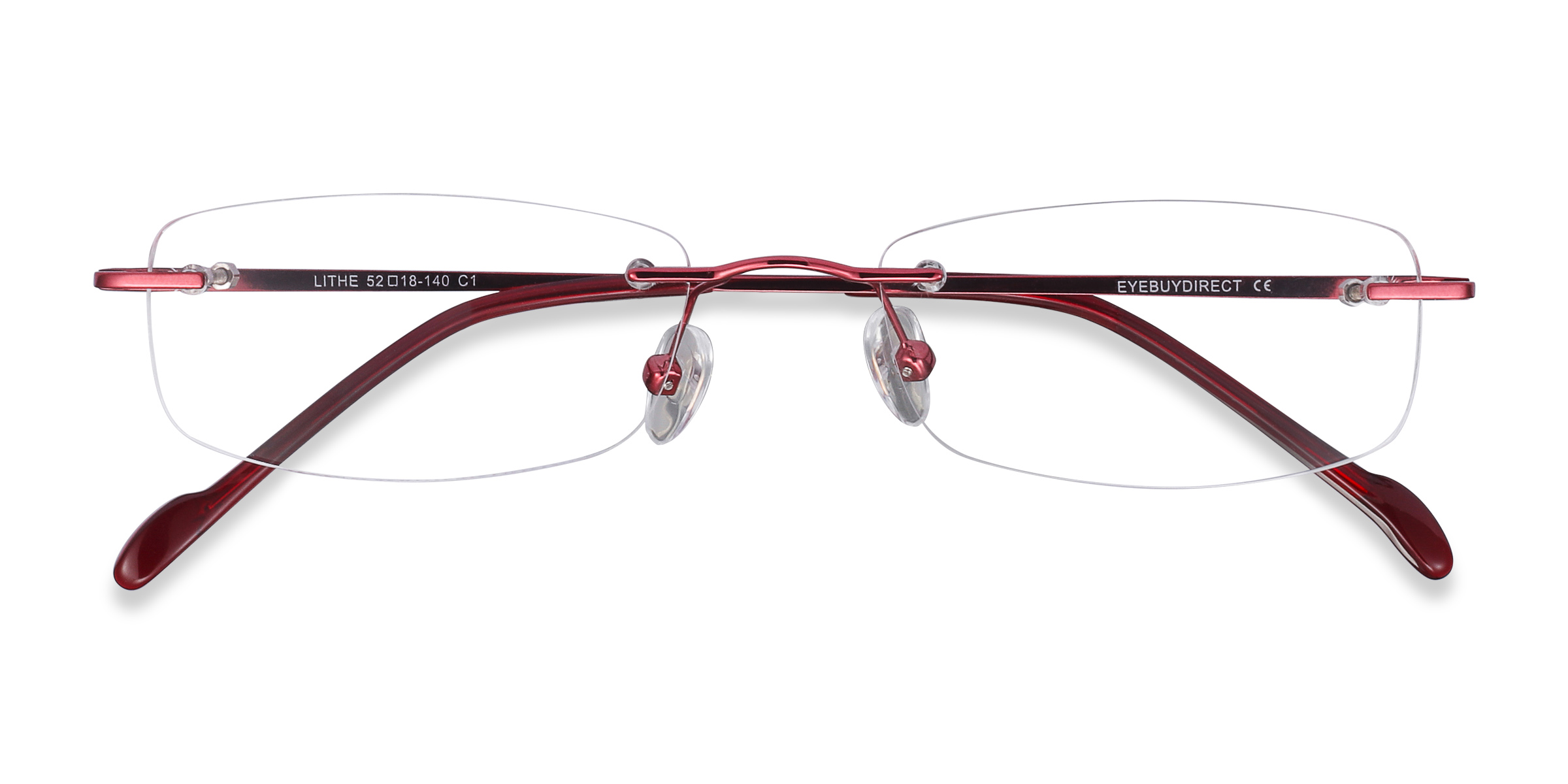 Cinnamon Red Lithe -  Metal Eyeglasses