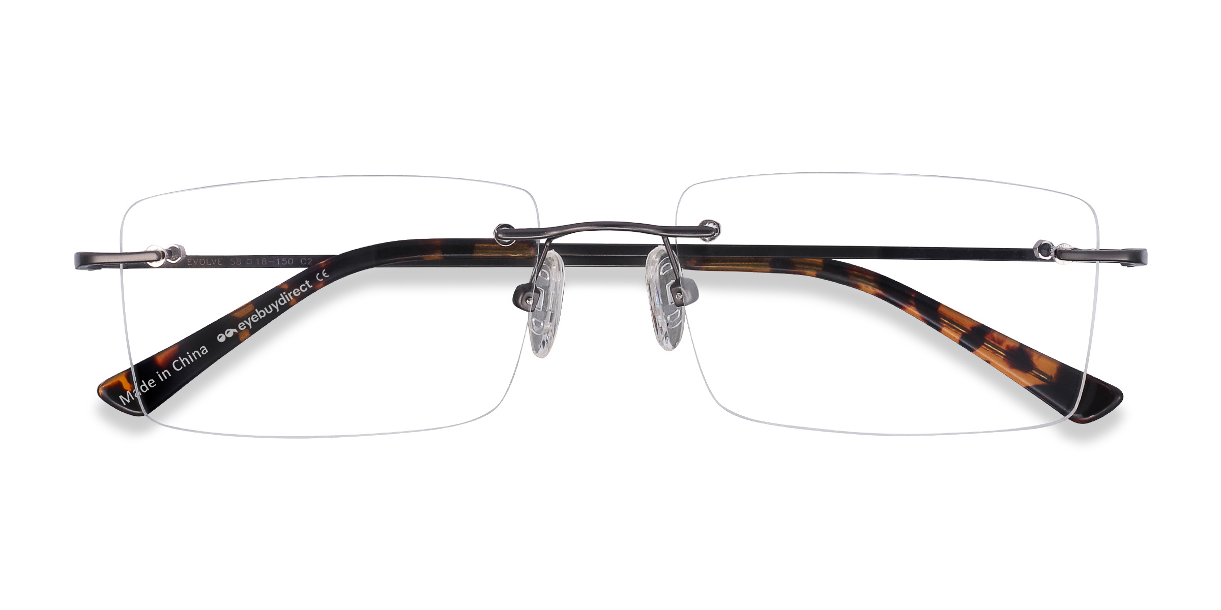 Gunmetal Evolve -  Metal Eyeglasses
