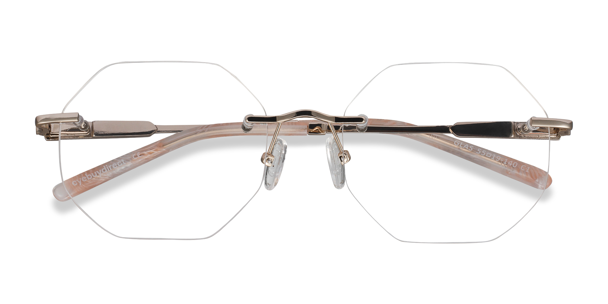 Doré Glas -  Métal Lunettes de vue