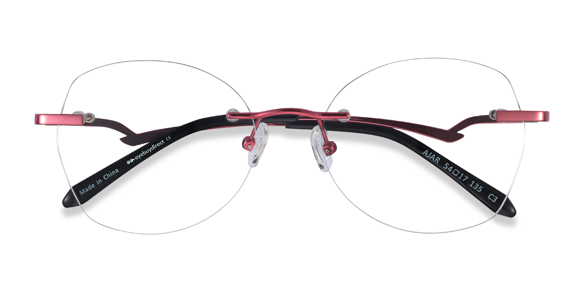 Raspberry Ajar -  Metal Eyeglasses