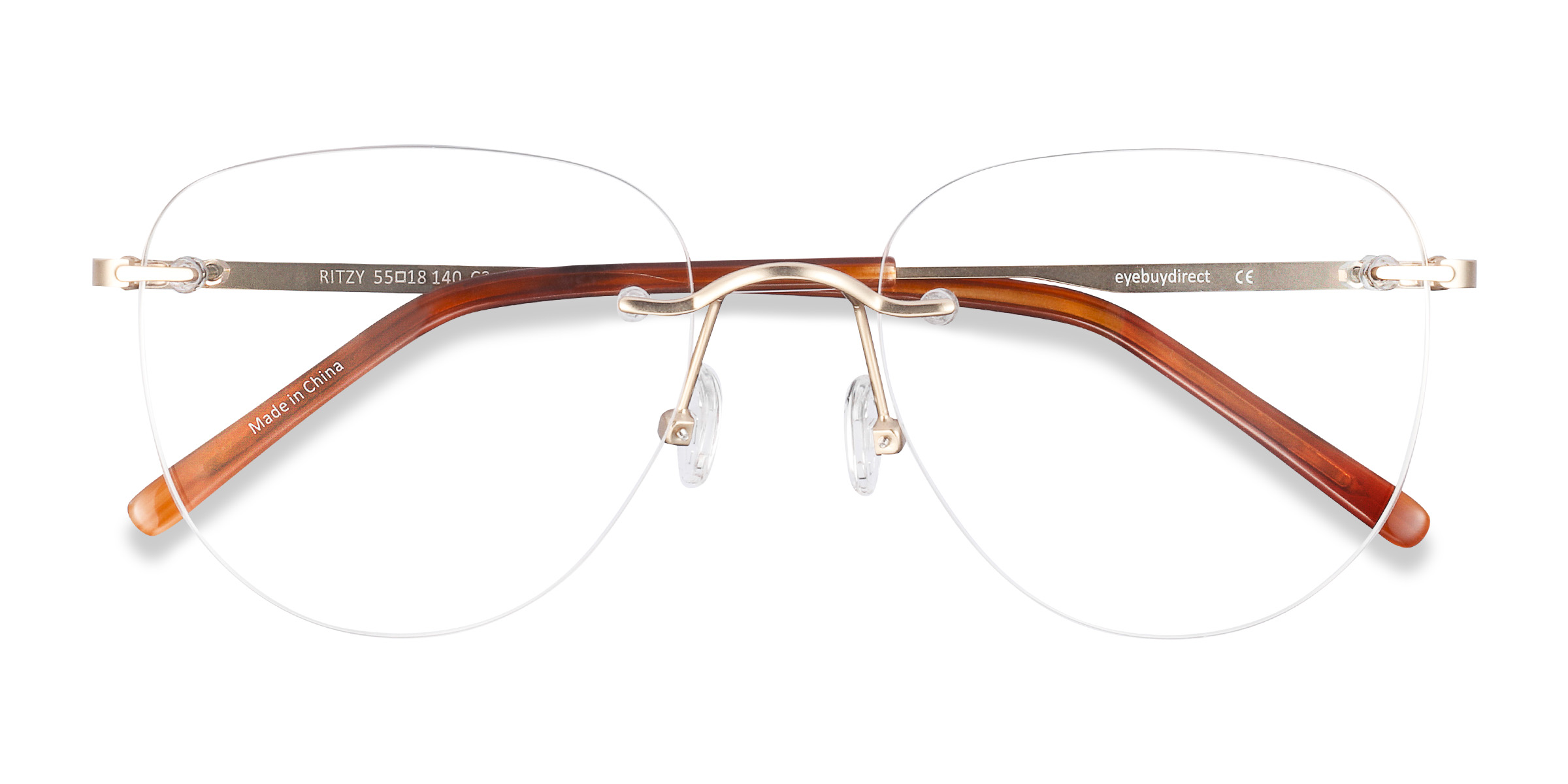 Gold Ritzy -  Metal Eyeglasses