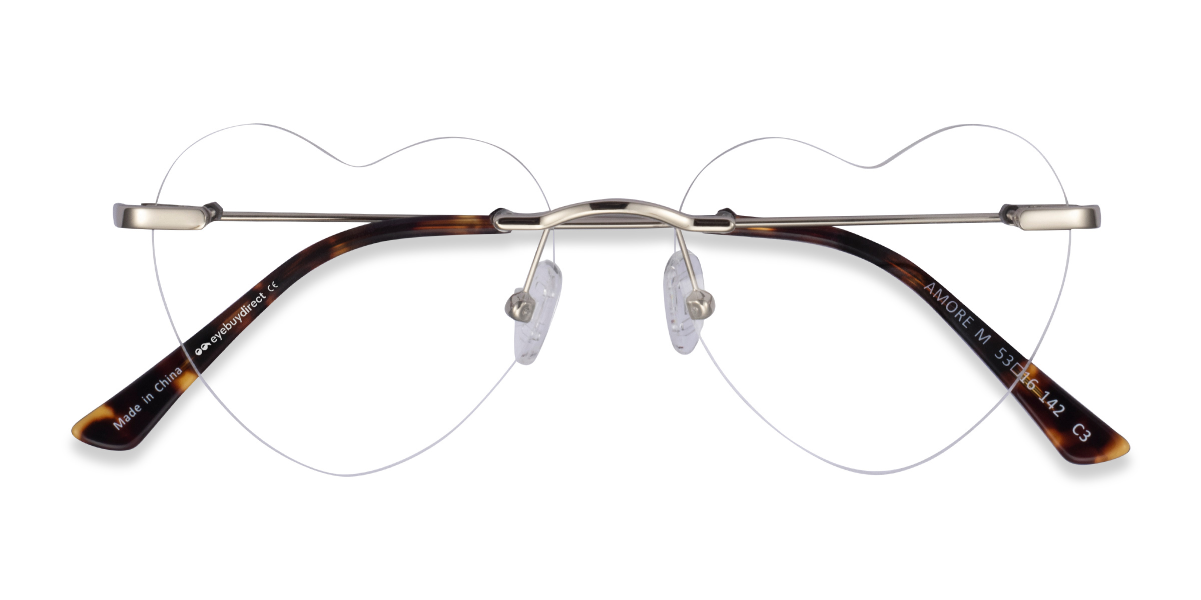 Silver Amore -  Metal Eyeglasses