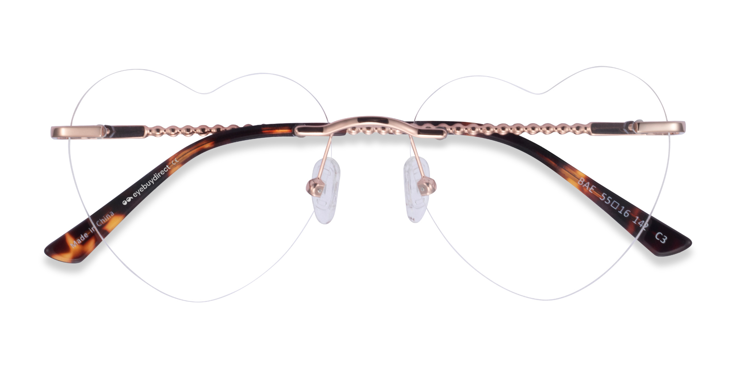Rose Gold Bae -  Metal Eyeglasses