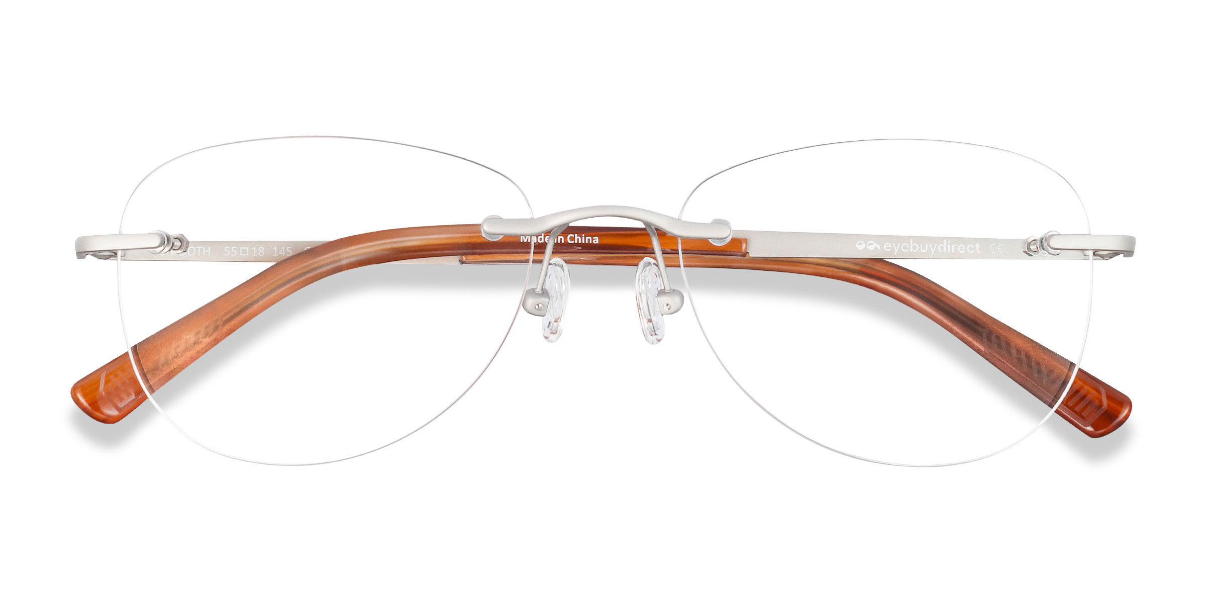 Argenté Smooth -  Titanium Lunettes de vue