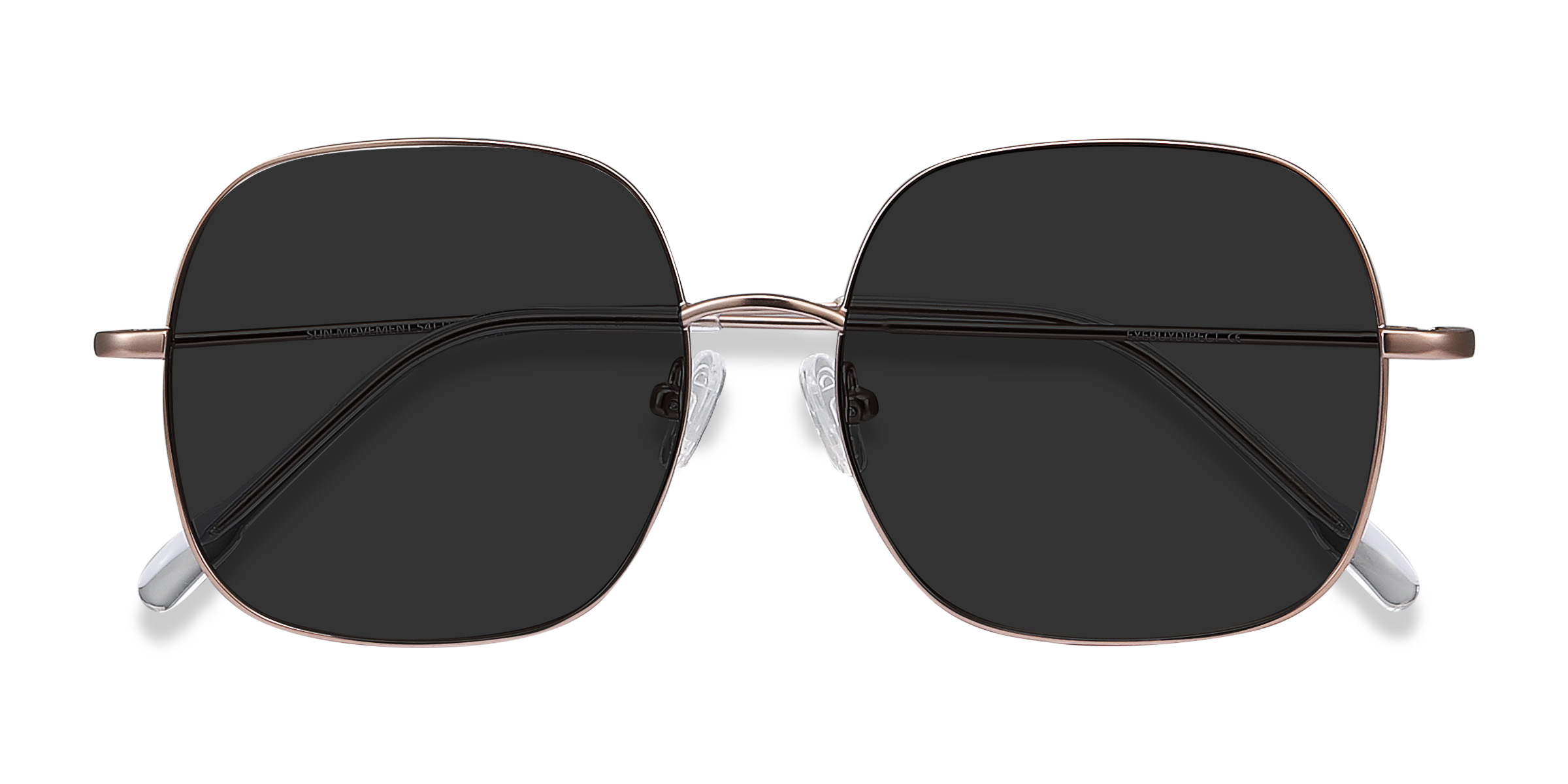 Rose Gold Sun Movement -  Metal Sunglasses