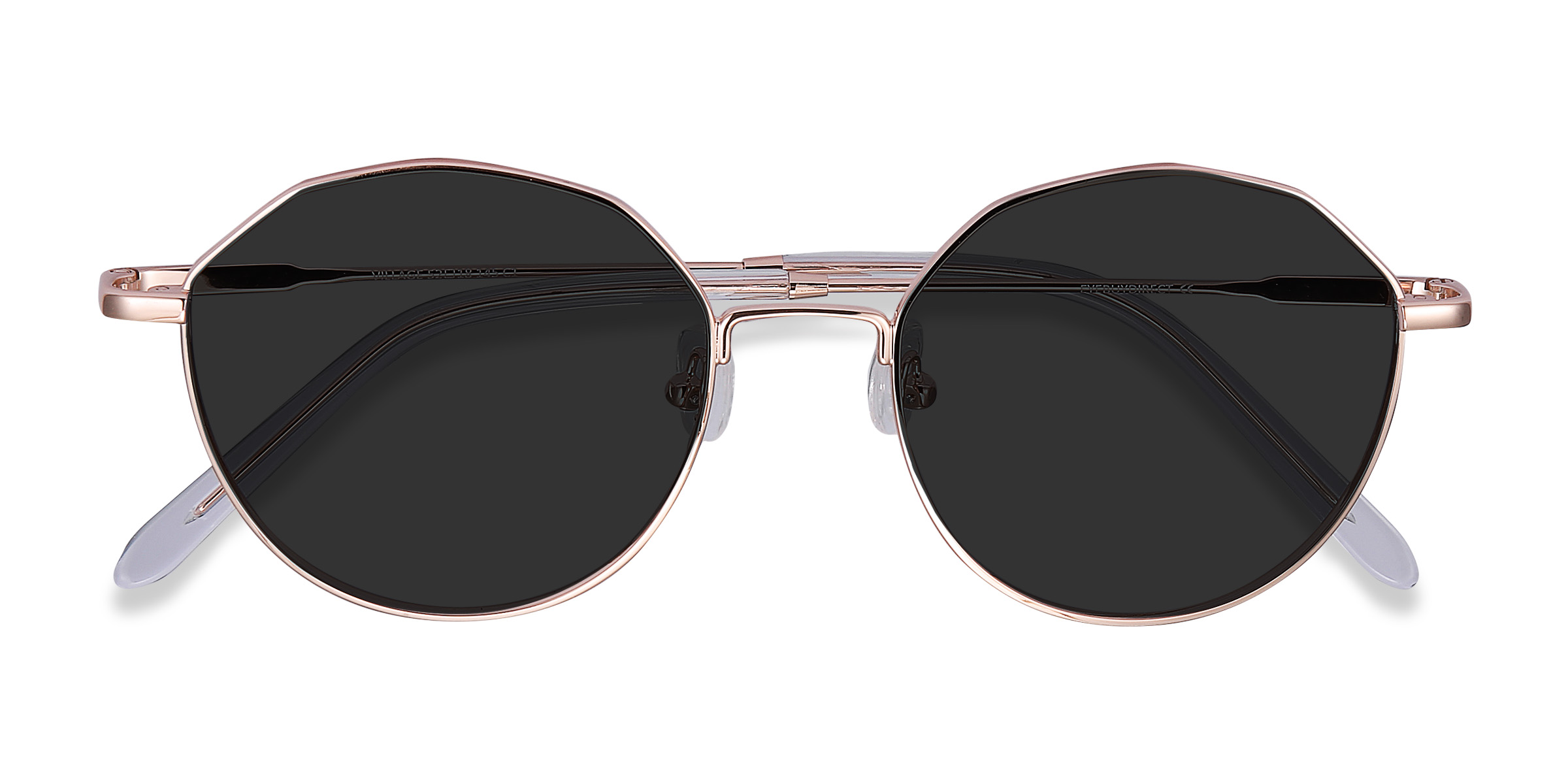Rose Gold Village -  Metal Sunglasses