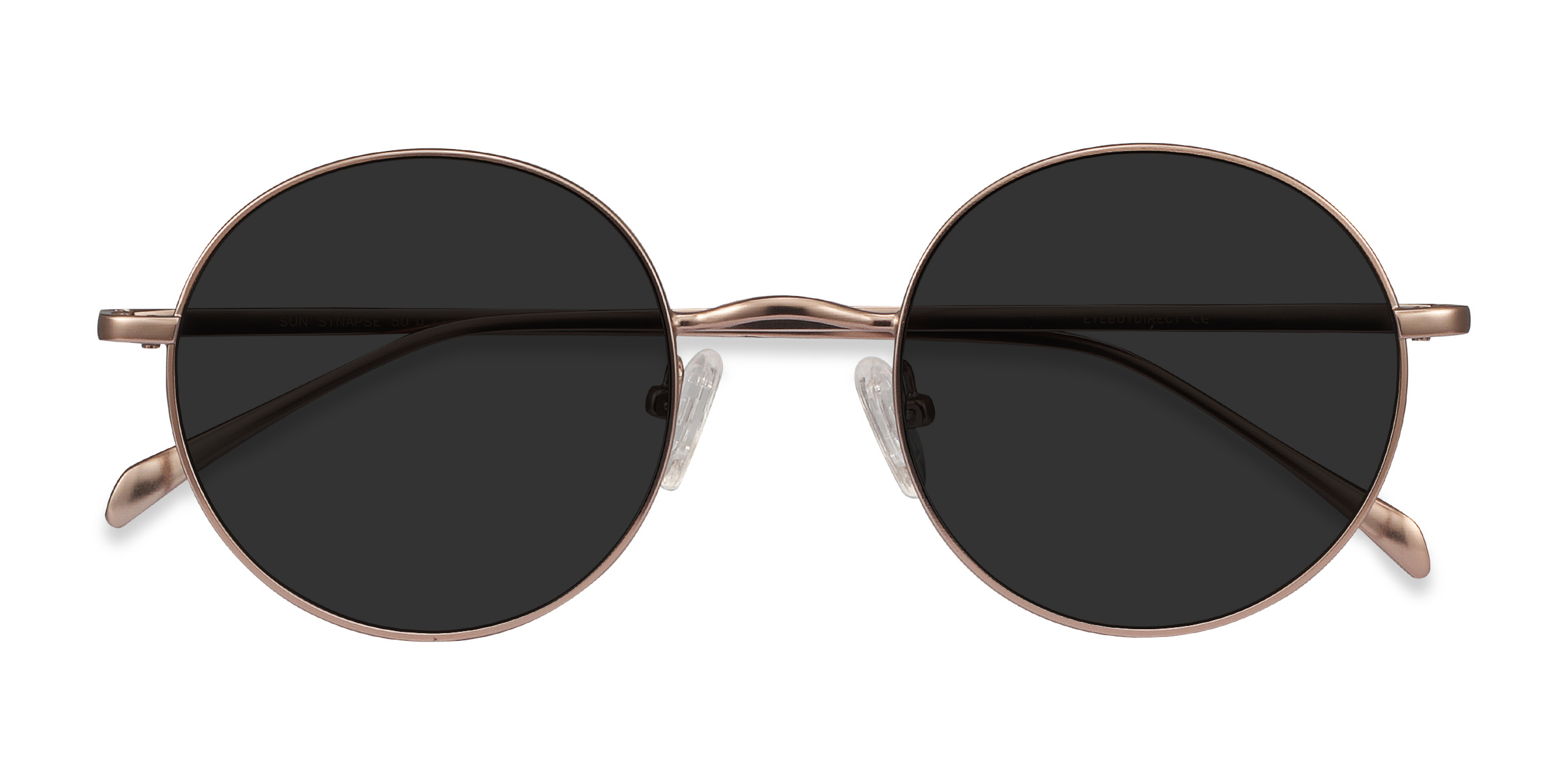 Rose Gold Sun Synapse -  Metal Sunglasses