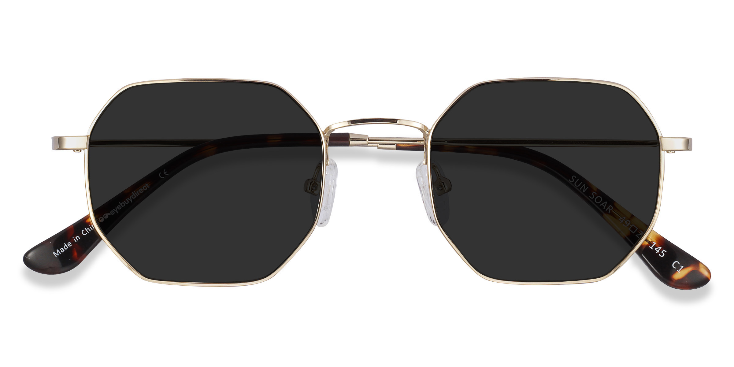 Golden Sun Soar -  Metal Sunglasses