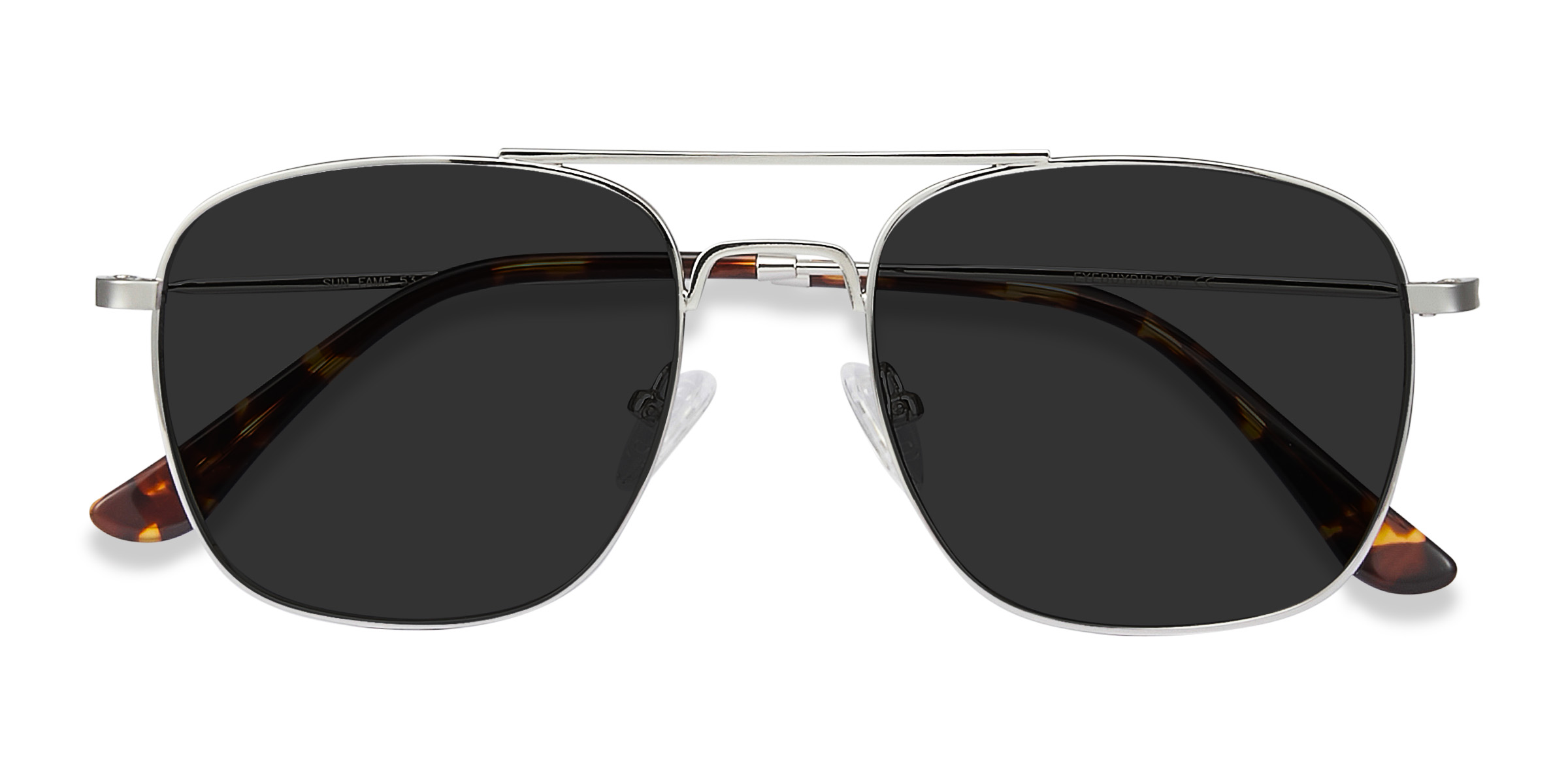 Argenté Sun Fame -  Métal Lunettes de soleil