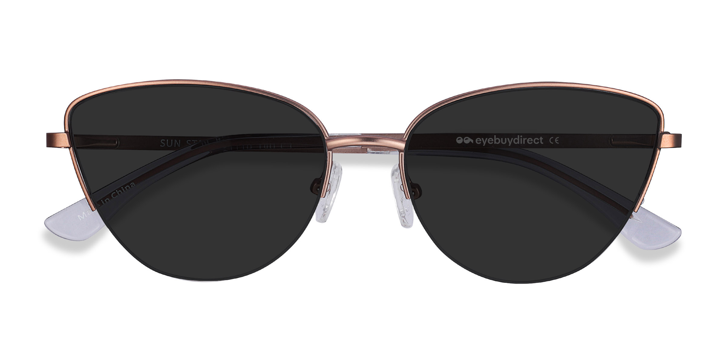 Rose Gold Sun Star -  Metal Sunglasses