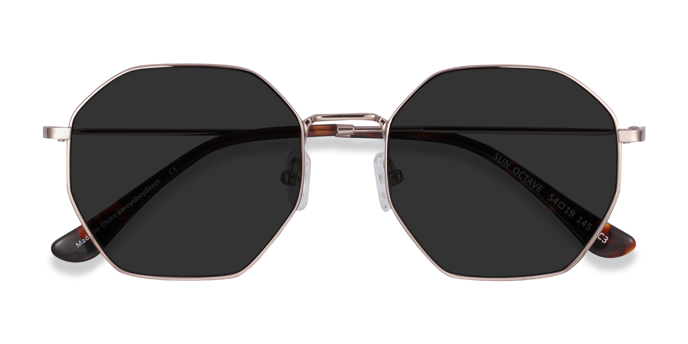 Rose Gold Sun Octave -  Metal Sunglasses