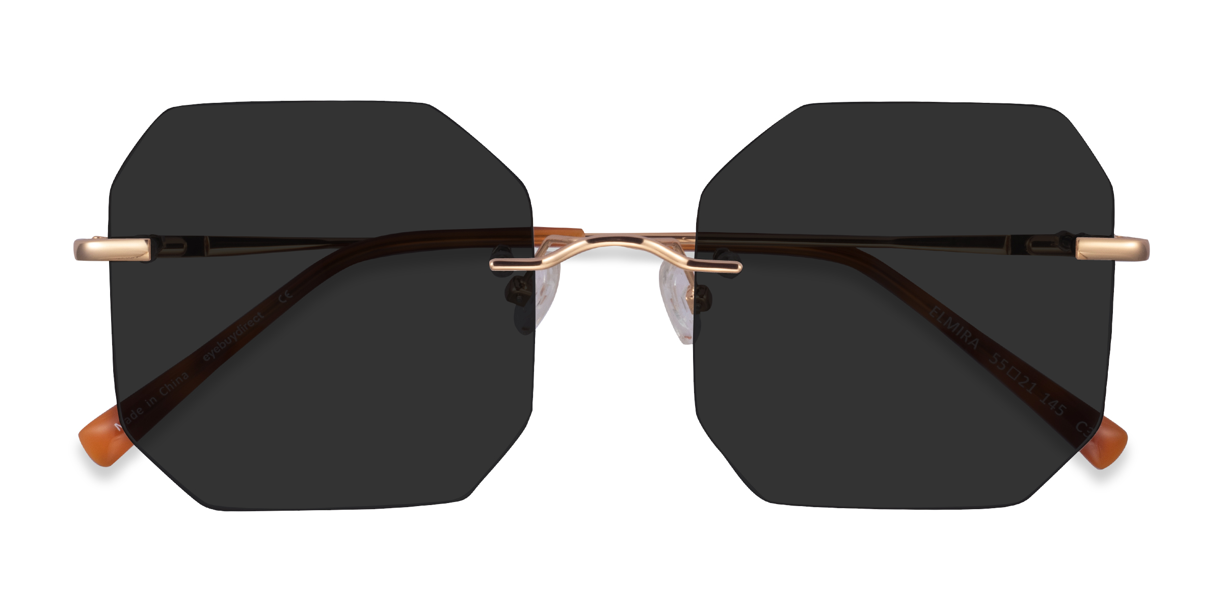 Gold Elmira -  Metal Sunglasses