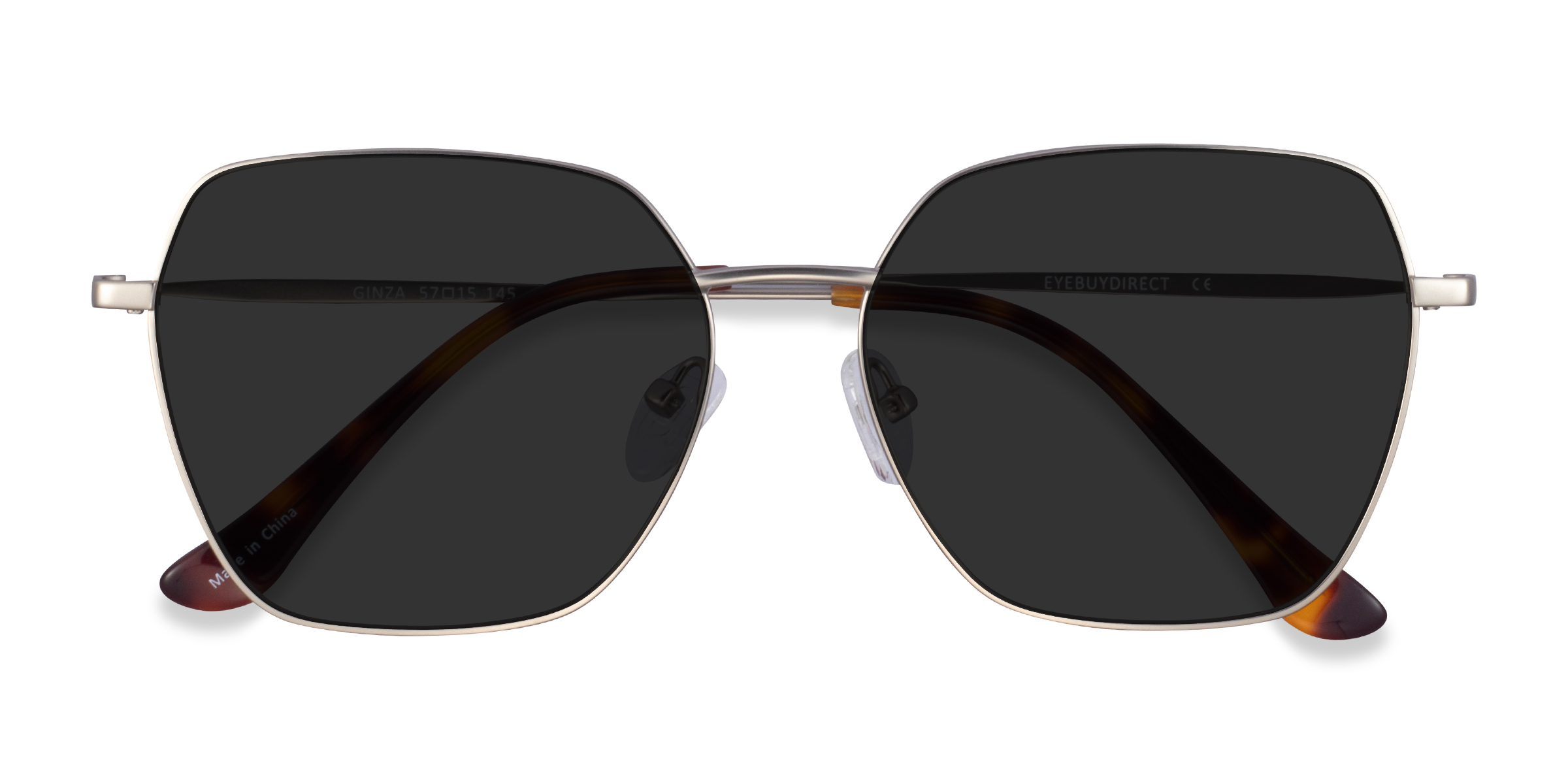 Argenté Ginza -  Métal Lunettes de soleil