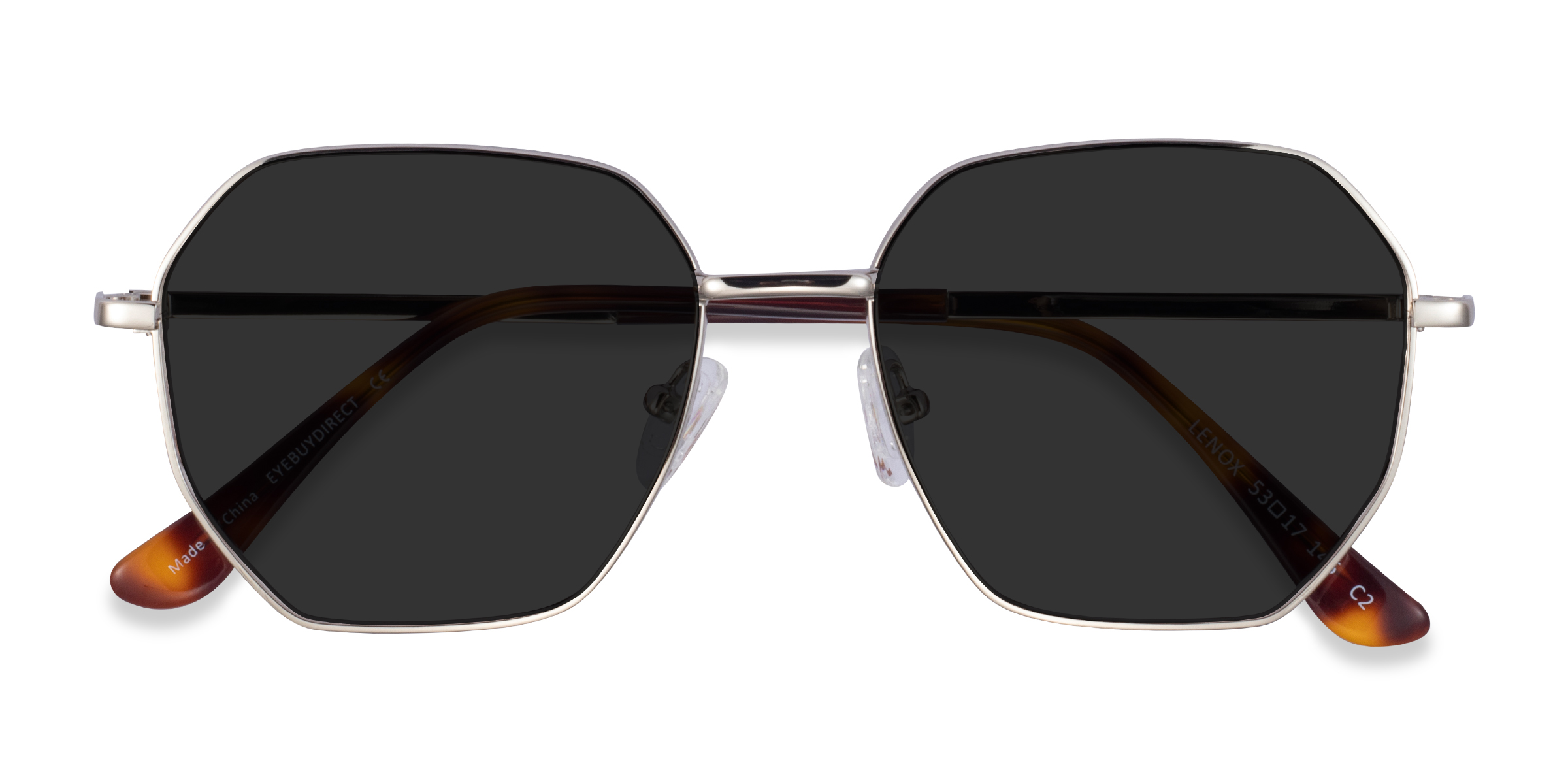 Argenté Lenox -  Métal Lunettes de soleil