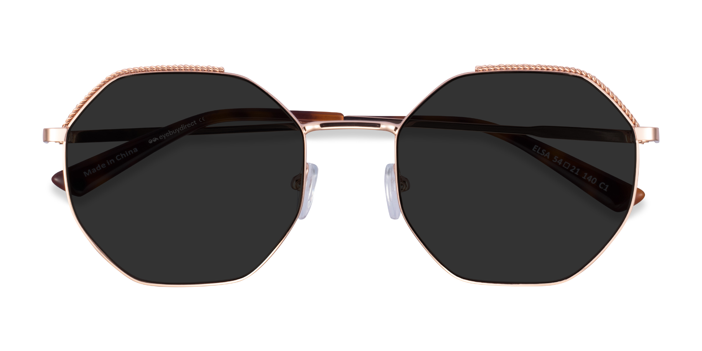 Rose Gold Elsa -  Metal Sunglasses