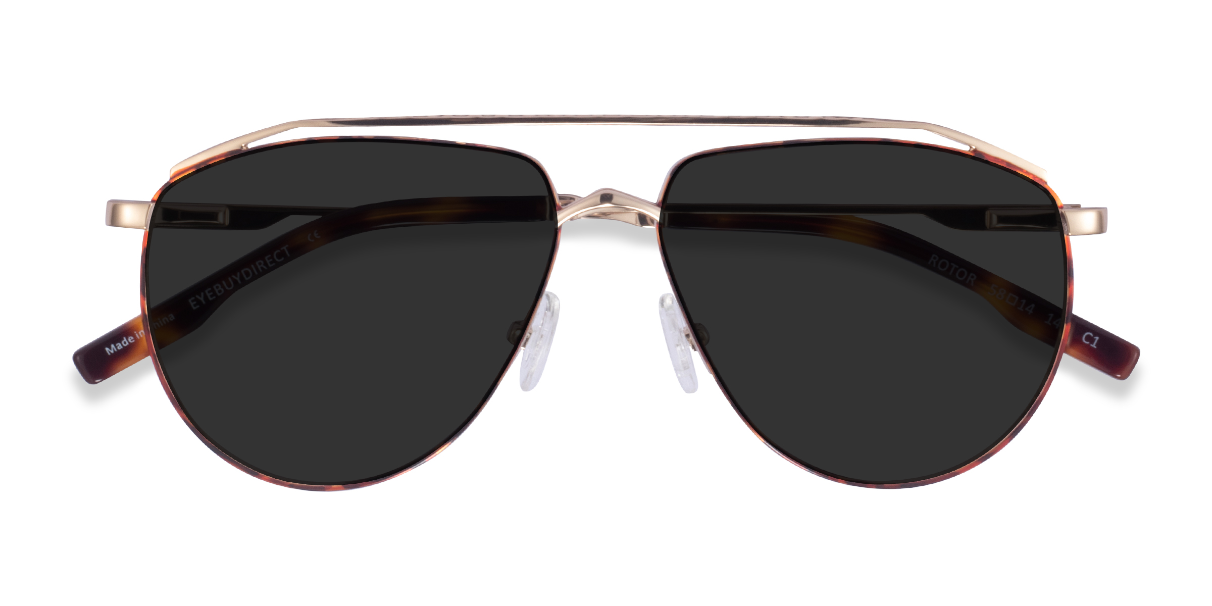 Tortoise Gold Rotor -  Métal Lunettes de soleil