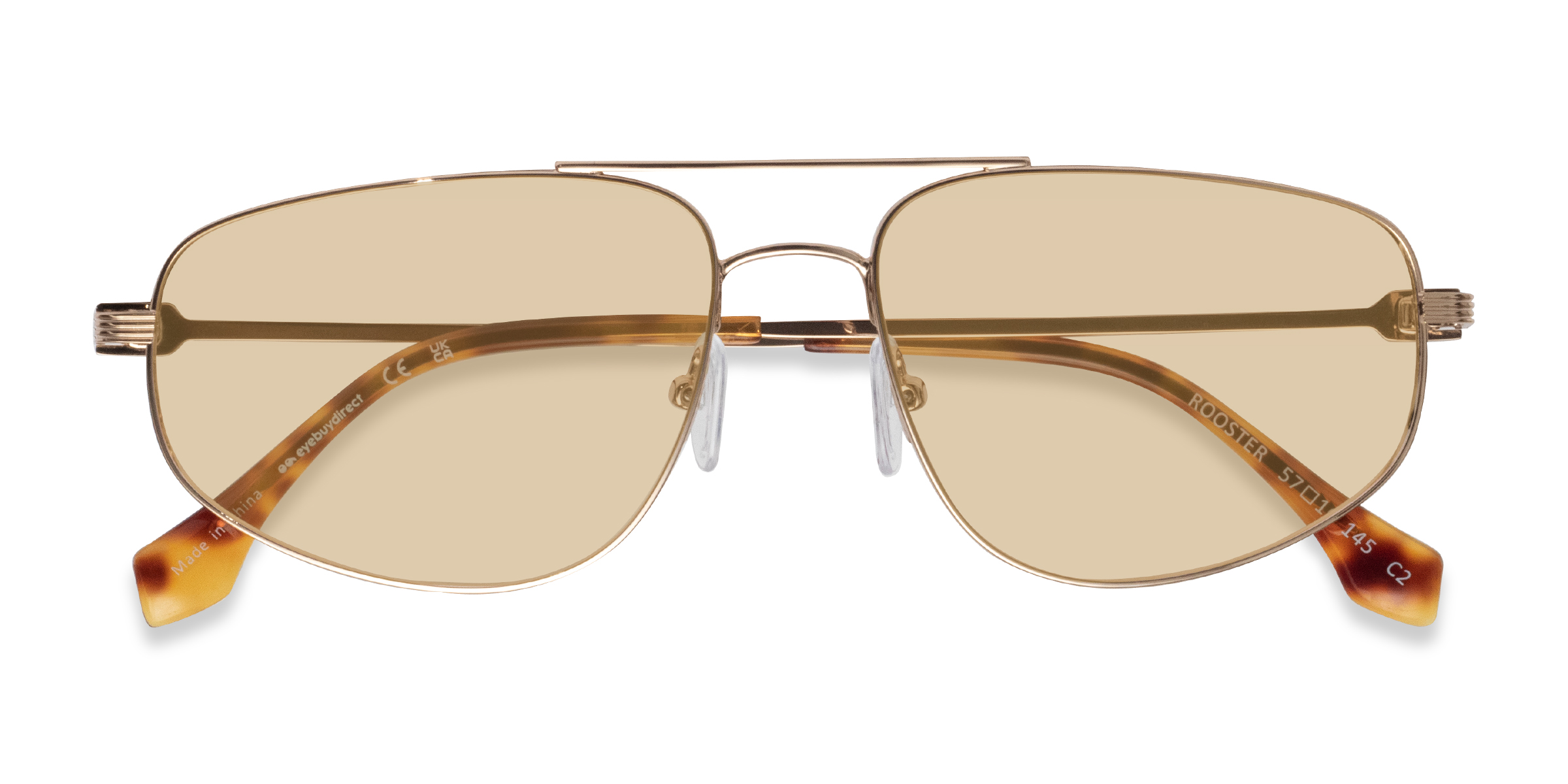 Shiny Gold Rooster -  Métal Lunettes de soleil