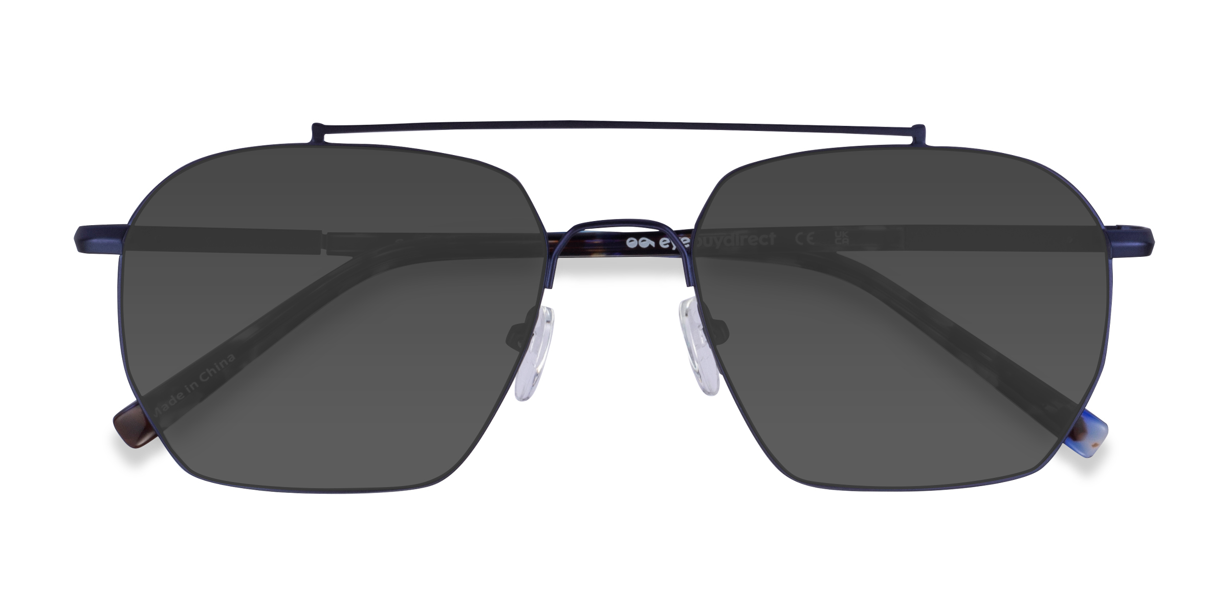 Matt Blue Tortoise Golf -  Métal Lunettes de soleil