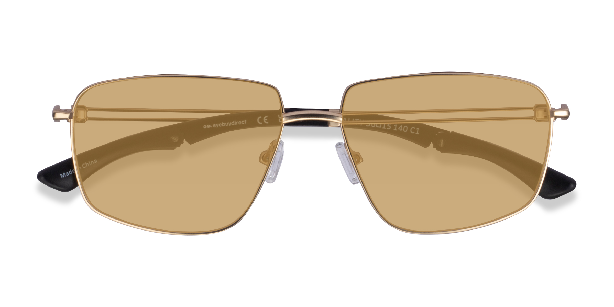 Matte Gold Vitality -  Metal Sunglasses