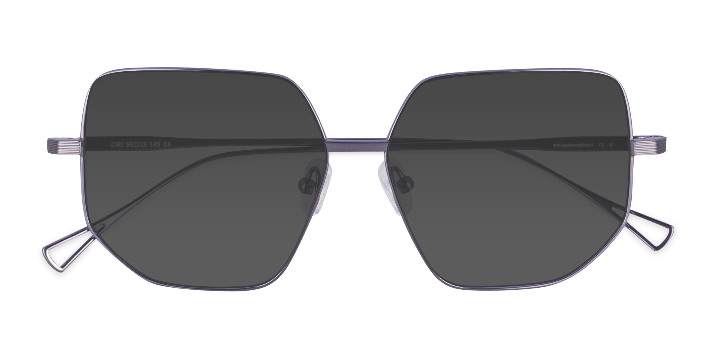 Purple Ciri -  Titanium Sunglasses