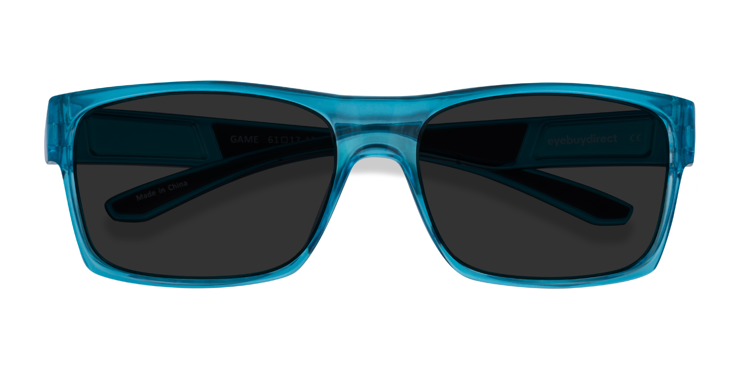 Bleu Game -  Plastique Lunettes de soleil