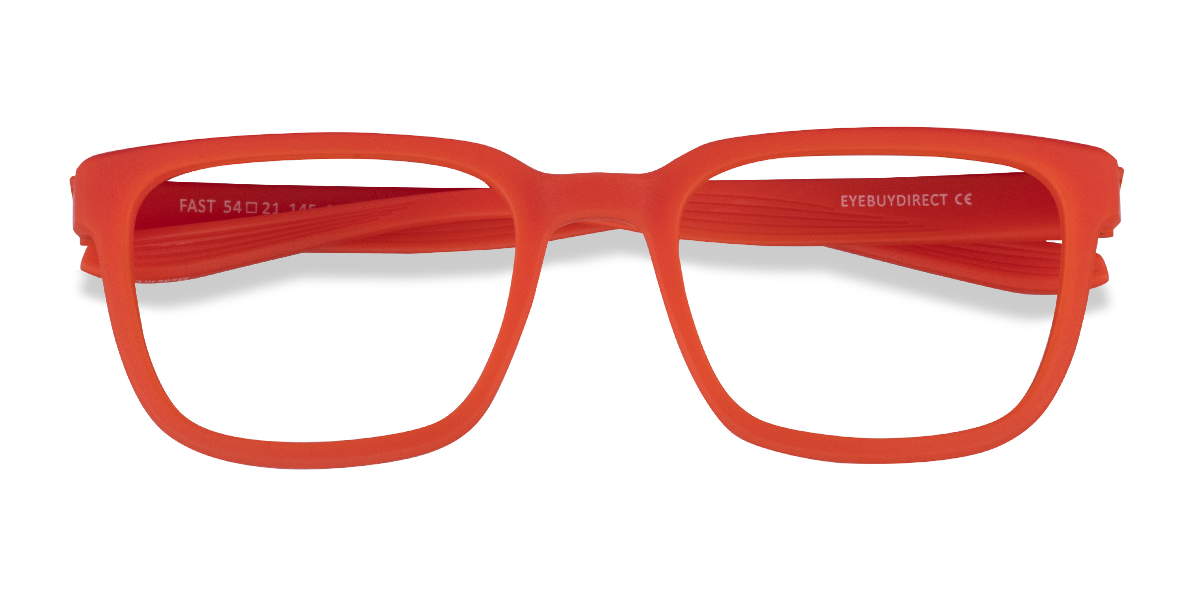Matte Orange Fast -  Plastique Lunettes de vue