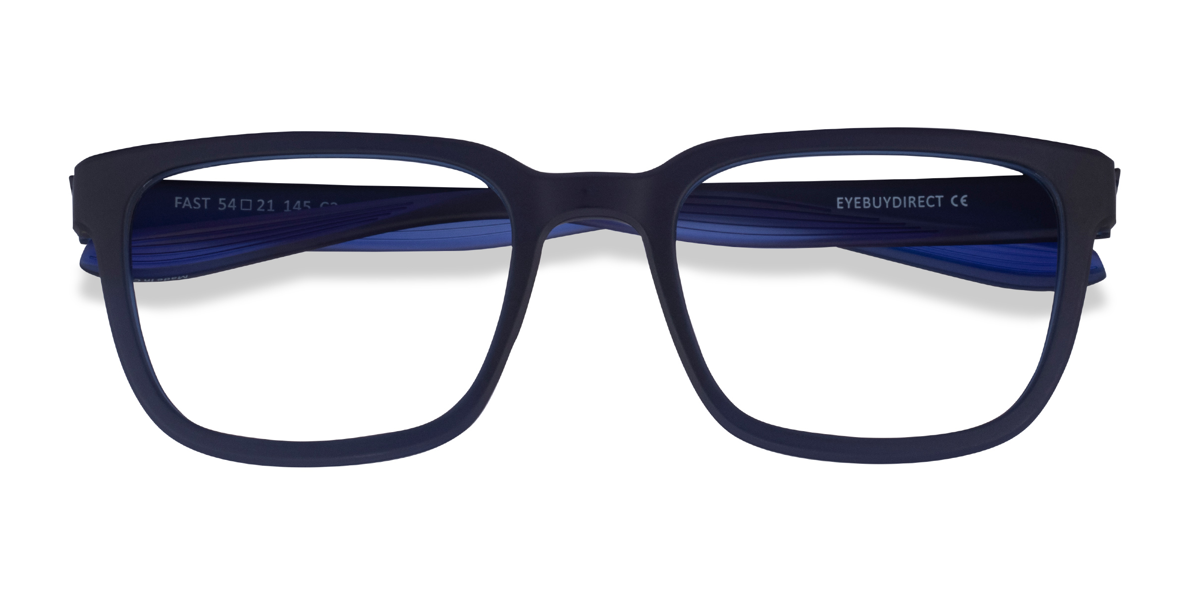 Matte Blue Fast - Plastique Lunettes de vue