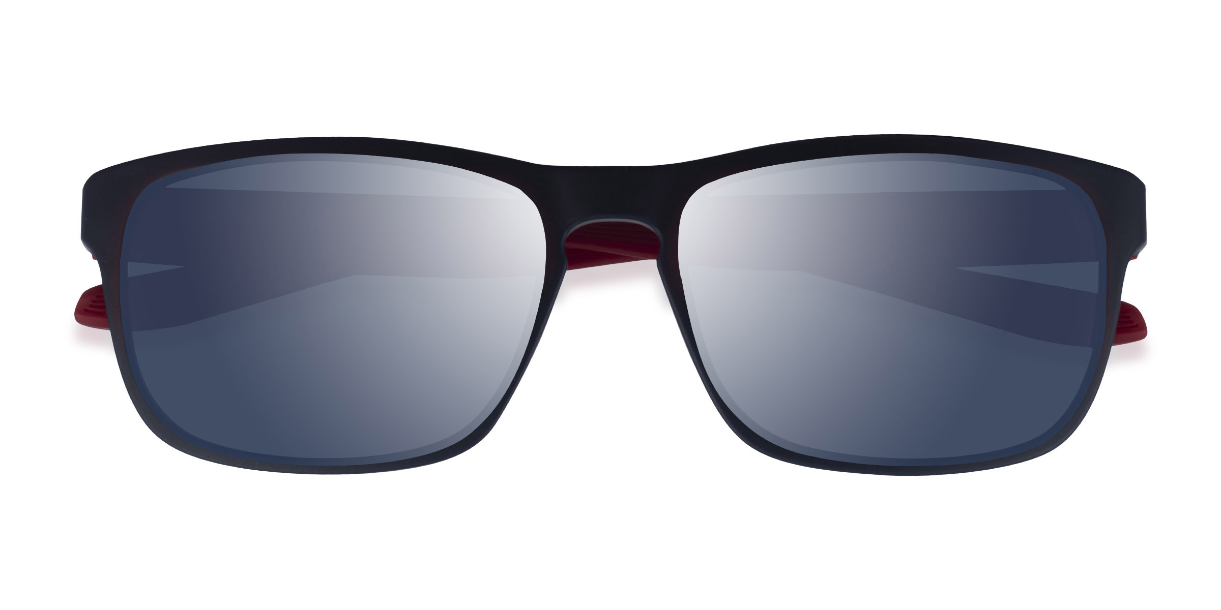 Matte Blue Red Kick -  Plastique Lunettes de soleil