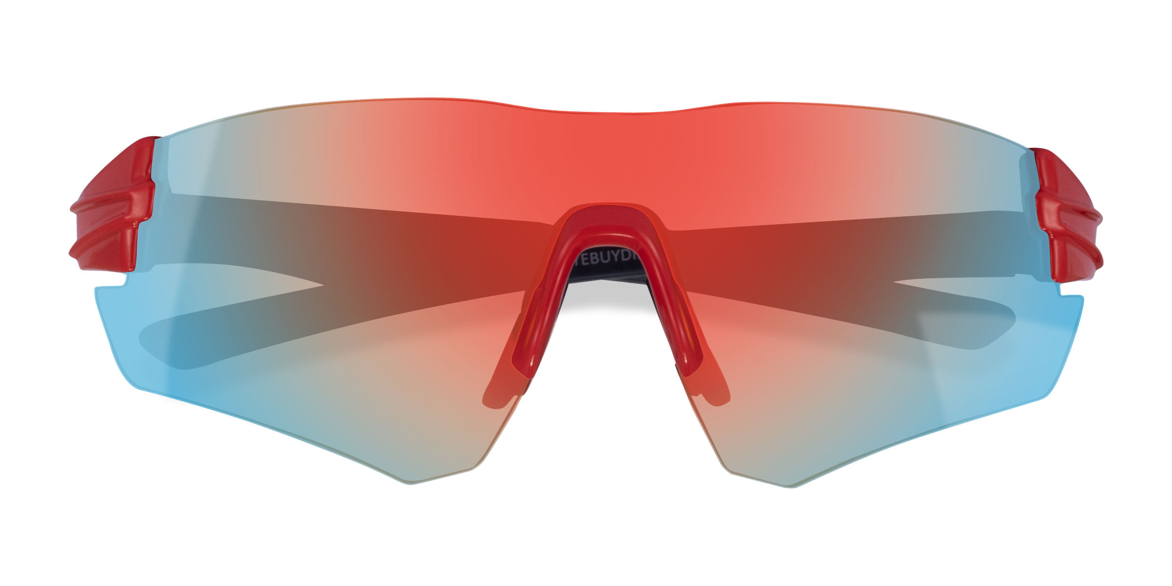 Rouge Tourney -  Plastique Lunettes de soleil