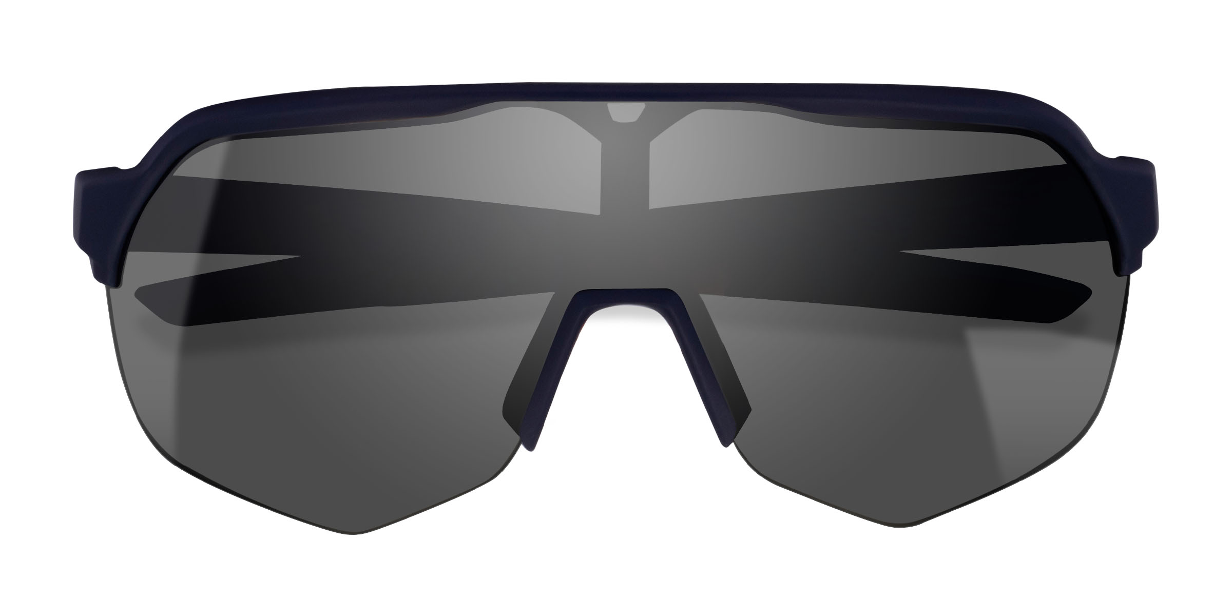 Matte Navy Orange Vert -  Plastic Sunglasses