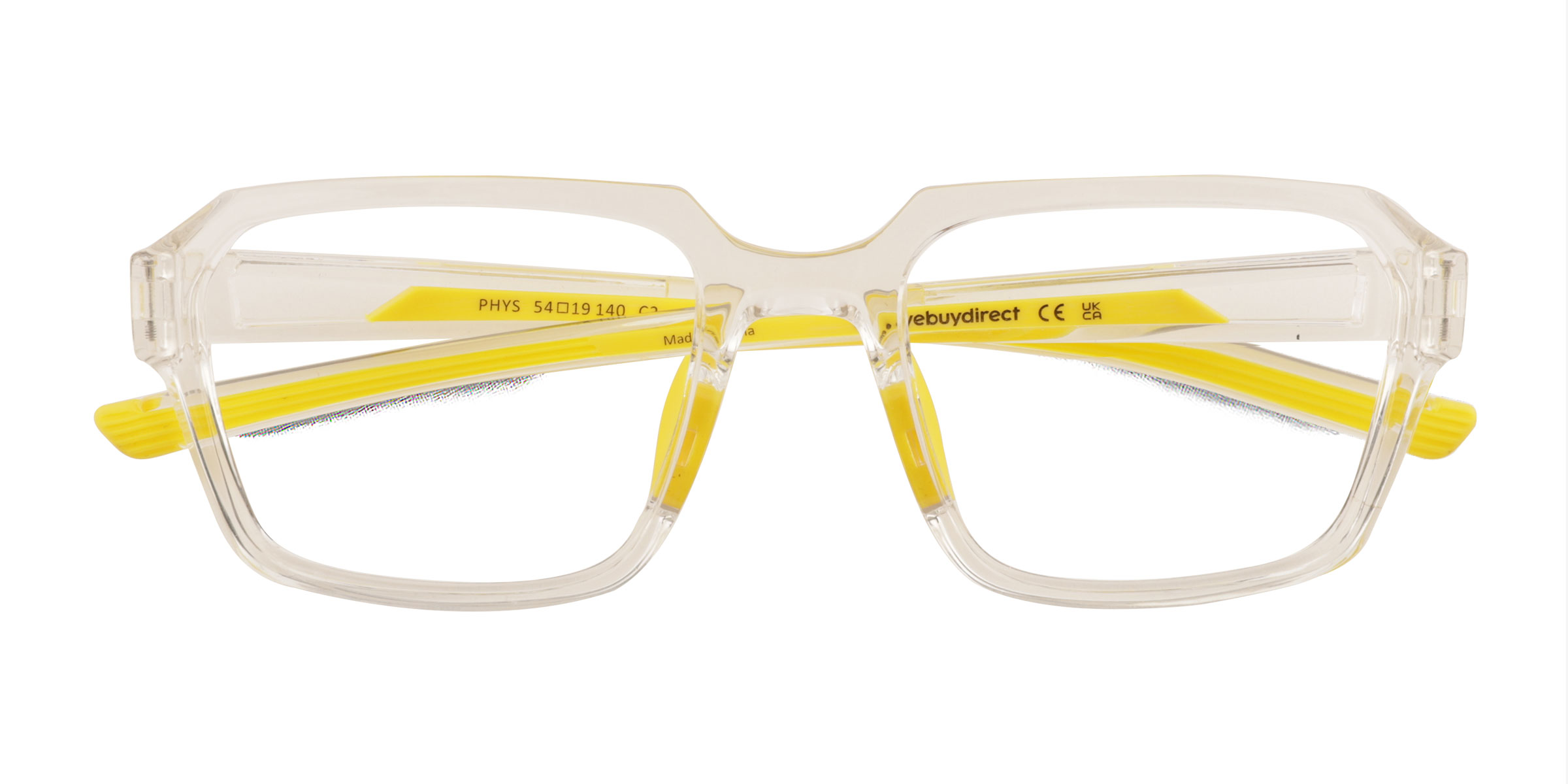 Clear Yellow Phys -  Plastique Lunettes de vue