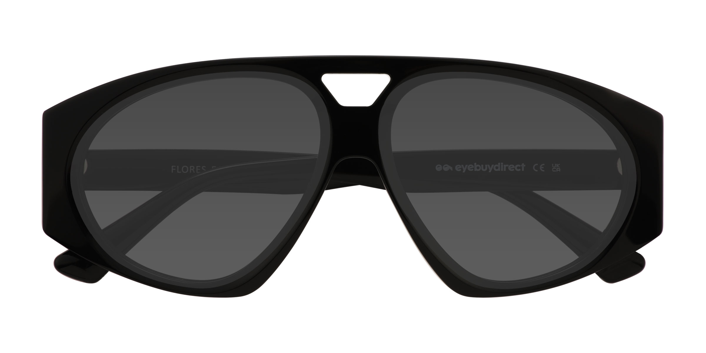 Black Flores -  Acetate Sunglasses