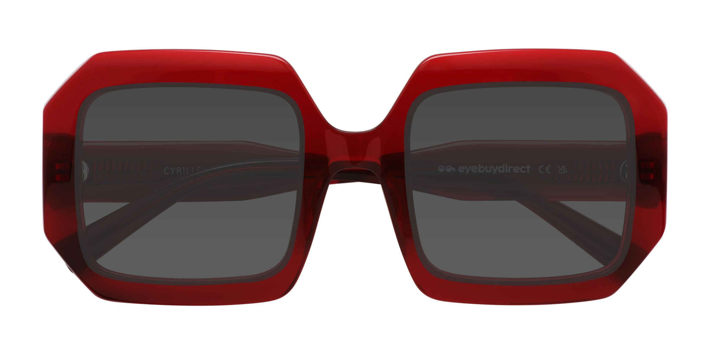 Rouge Cyrille -  Acétate Lunettes de soleil