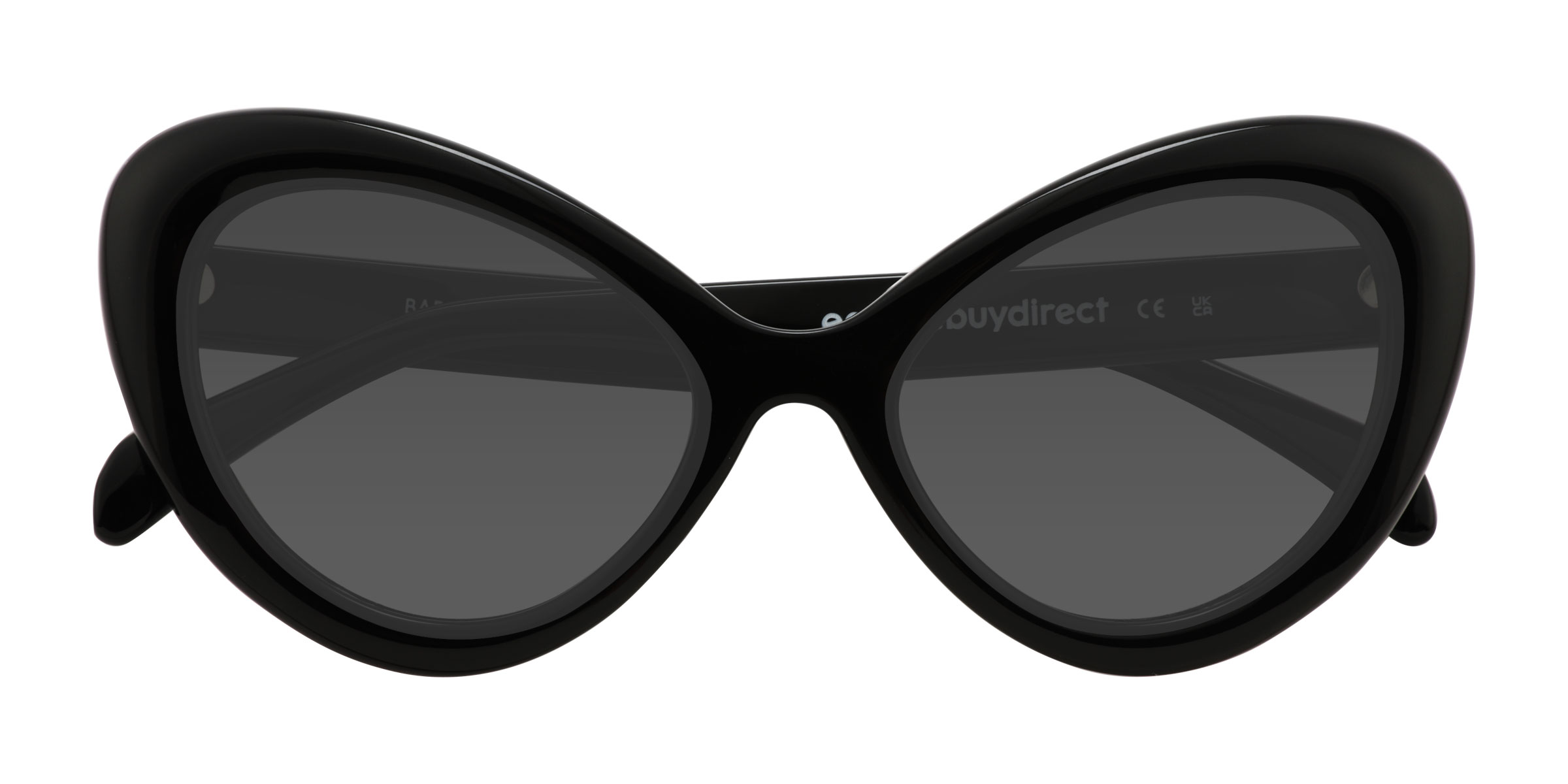 Noir Babe -  Plastique Lunettes de soleil