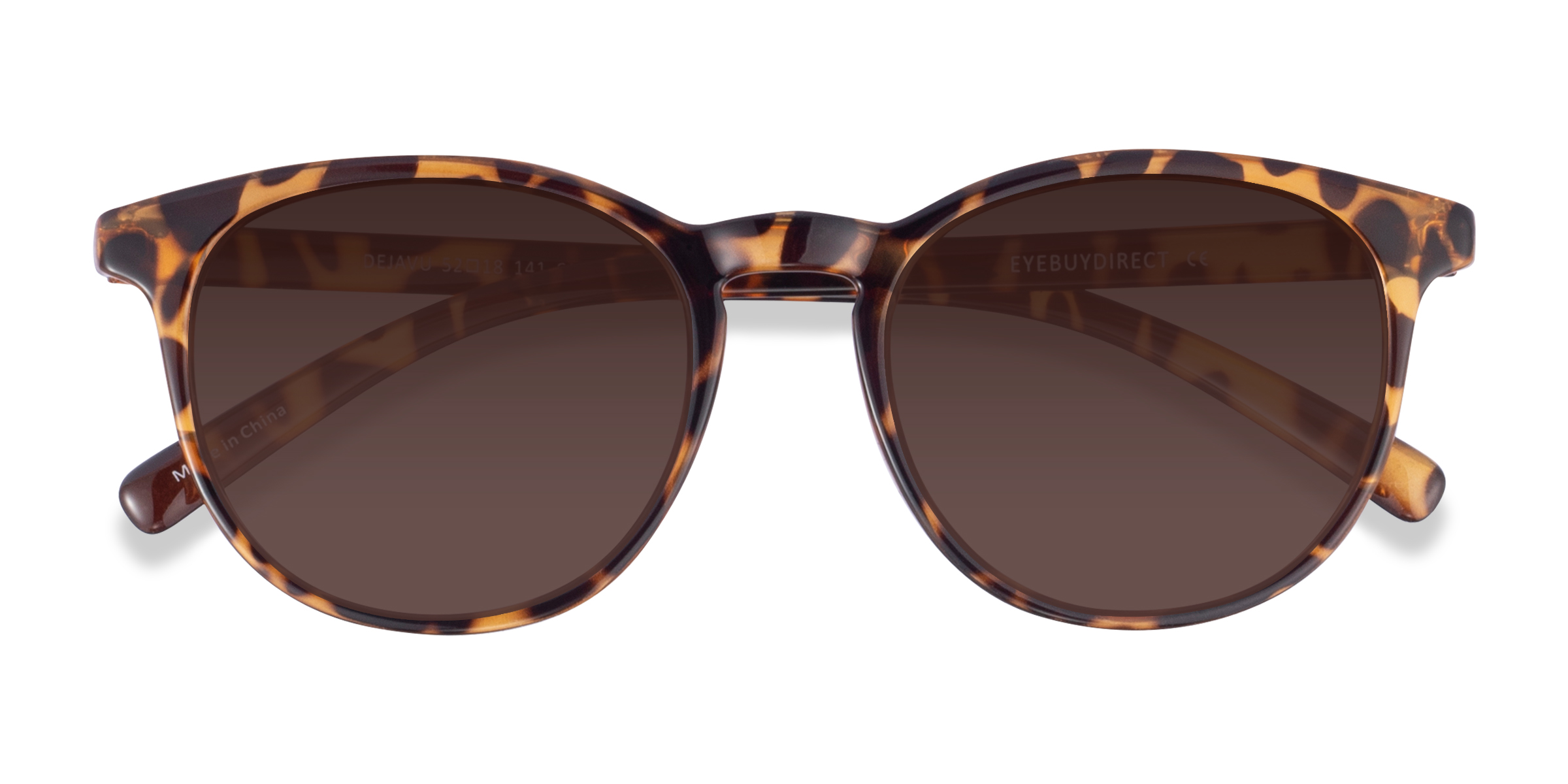 Brown/Tortoise Deja Vu -  Plastic Sunglasses