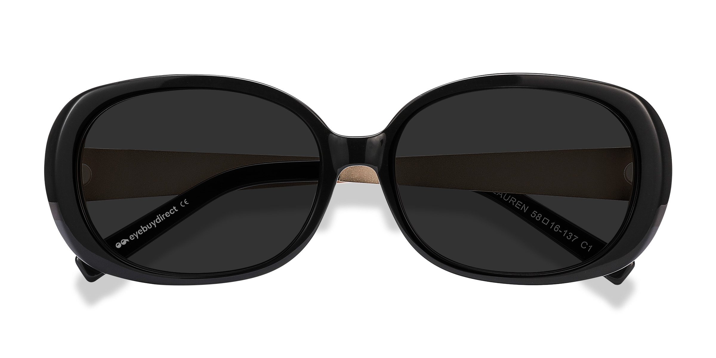 Black Lauren -  Acetate-metal Sunglasses