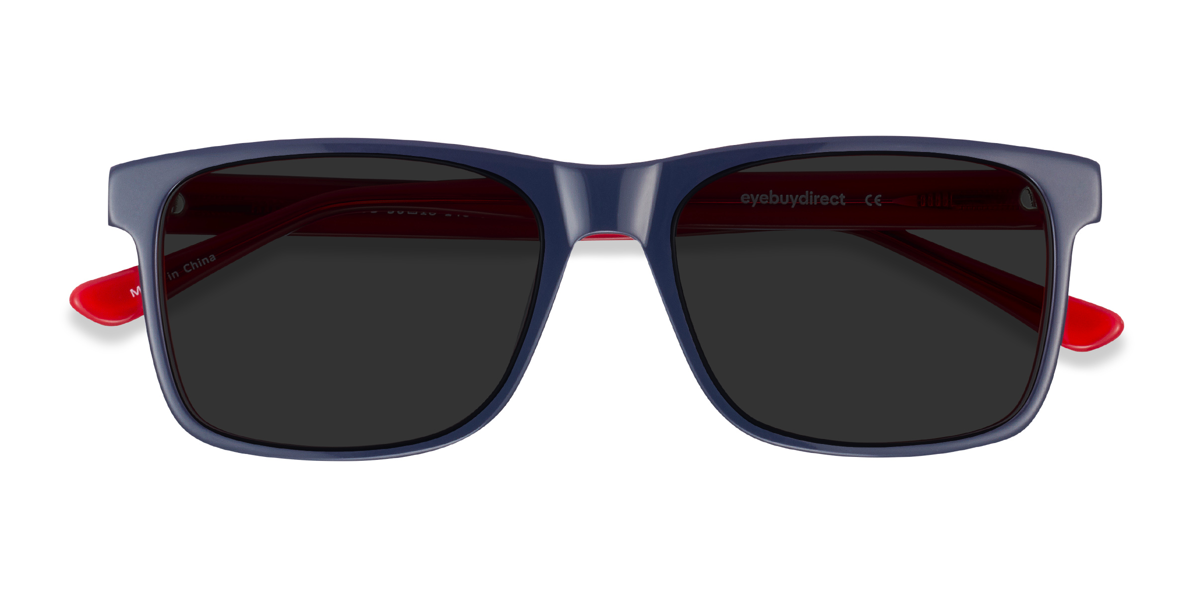 Navy & Red Proud -  Acétate Lunettes de soleil